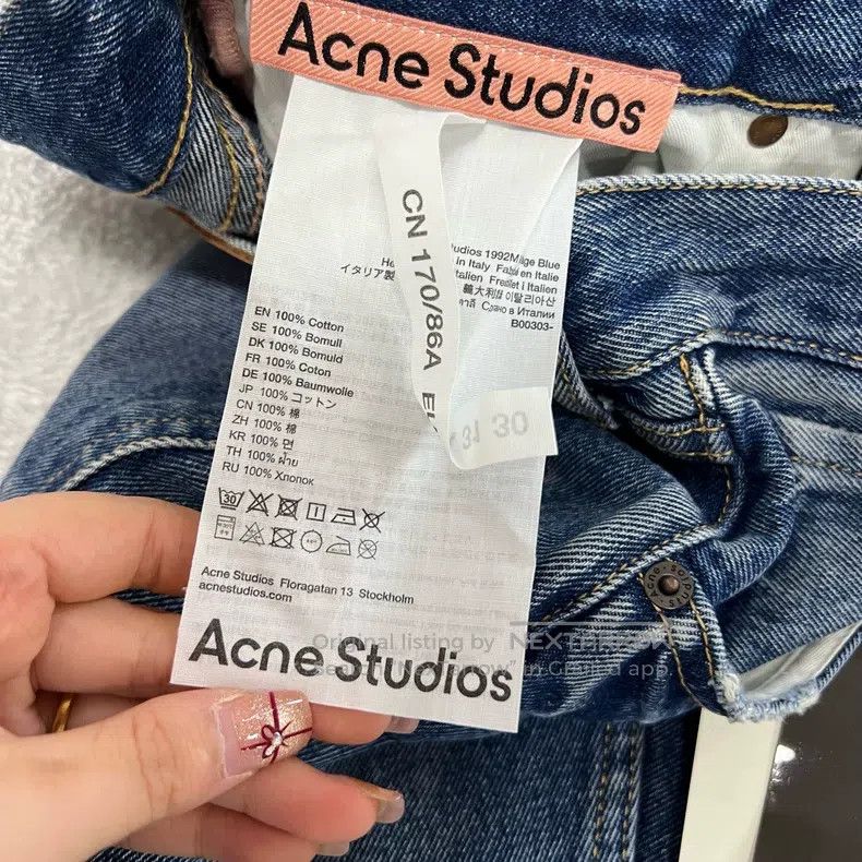 Acne Studios Acne Studios Blue washed denim flare pants Size 30" / US 8 / IT 44 - 4 Thumbnail
