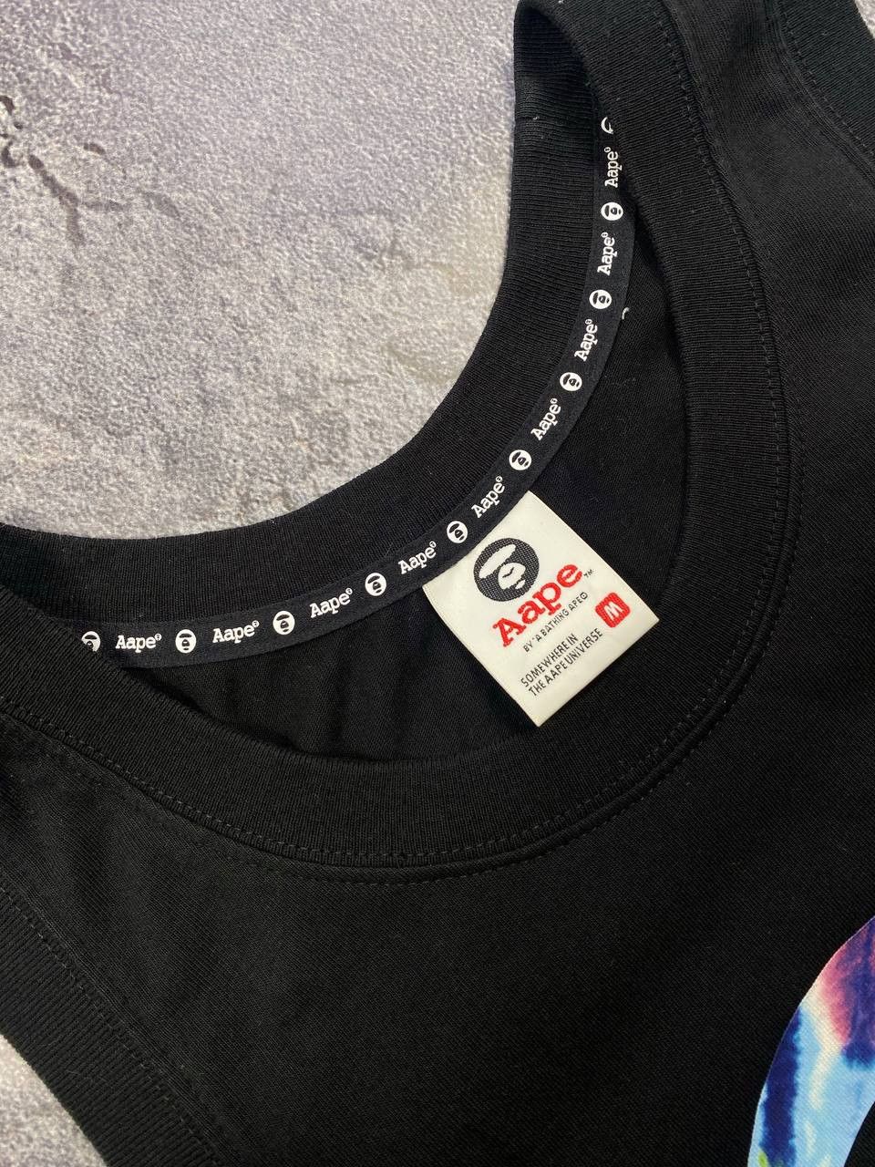 Aape Aape by A Bathing Ape T-shirt black with colorful logo Size US M / EU 48-50 / 2 - 3 Thumbnail