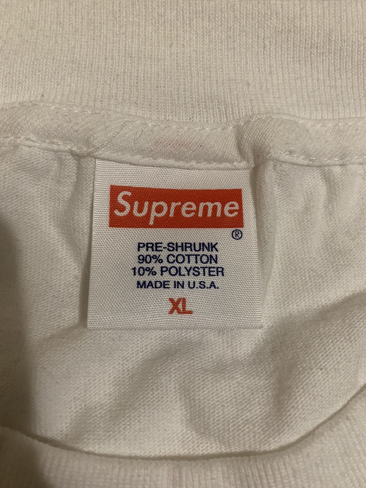 Supreme 2012 Unreleased Supreme Purple On White Box Logo Size US XL / EU 56 / 4 - 3 Thumbnail