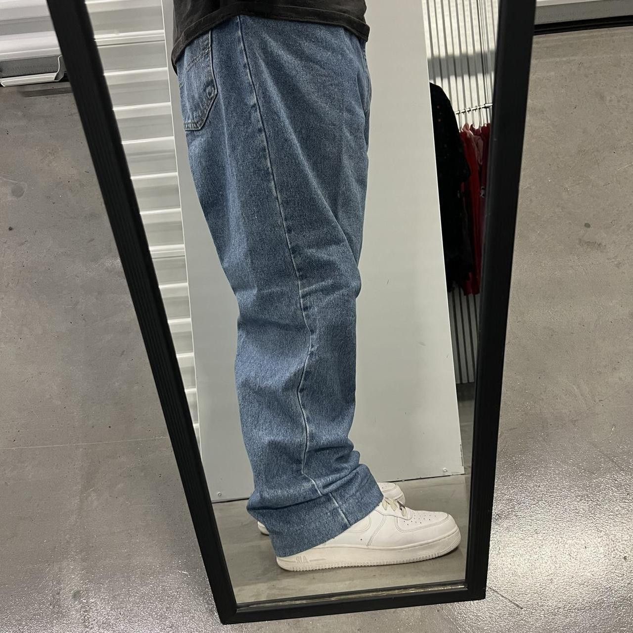 Vintage Vintage Y2K/2000s Baggy Medium wash skater style grunge Denim jeans! Size US 42 / EU 58 - 2 Thumbnail