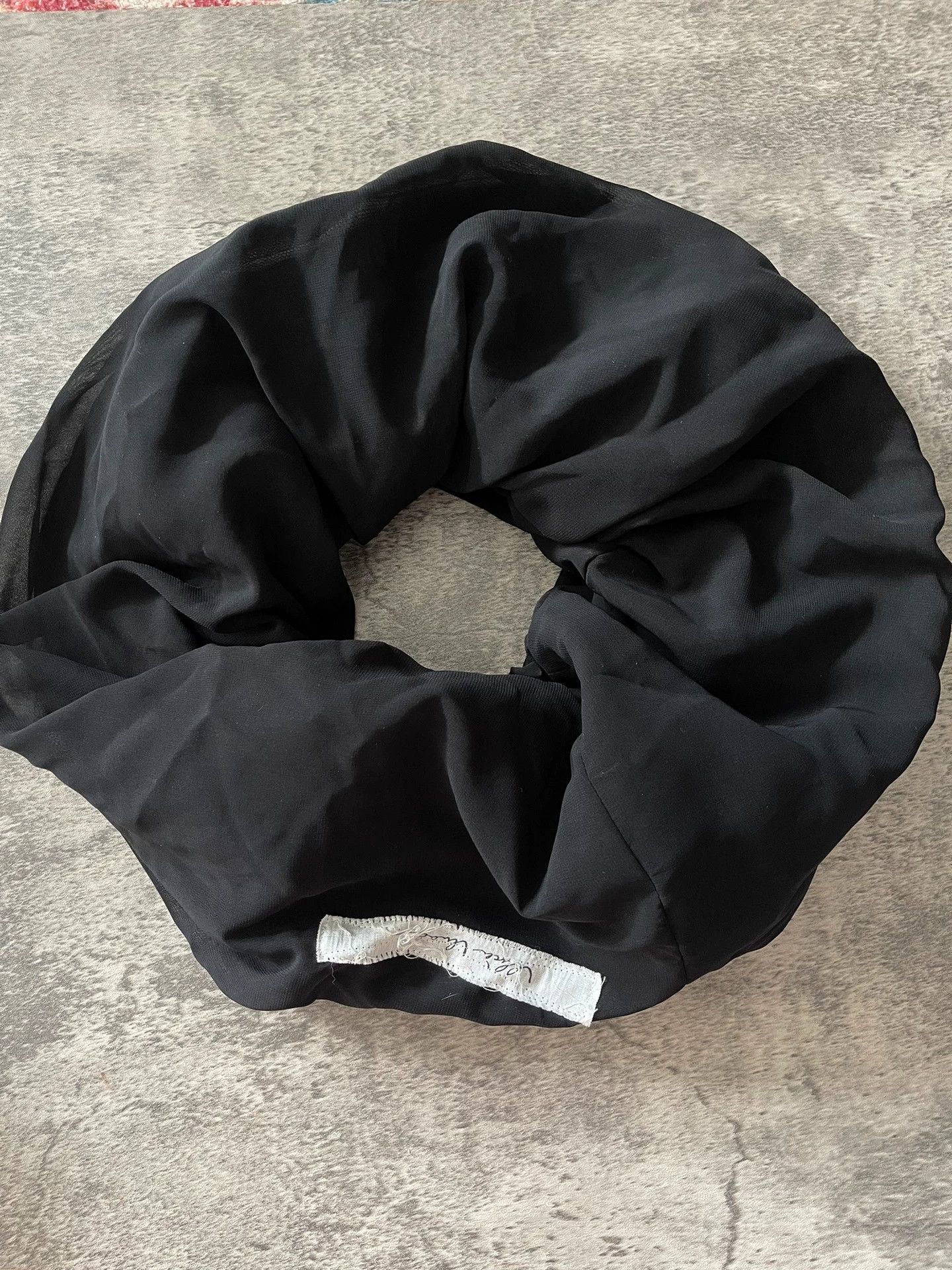Other alice auaa Runway Scarf & Beanie (Beige Sheen/Black Sheer) Size ONE SIZE - 4 Thumbnail