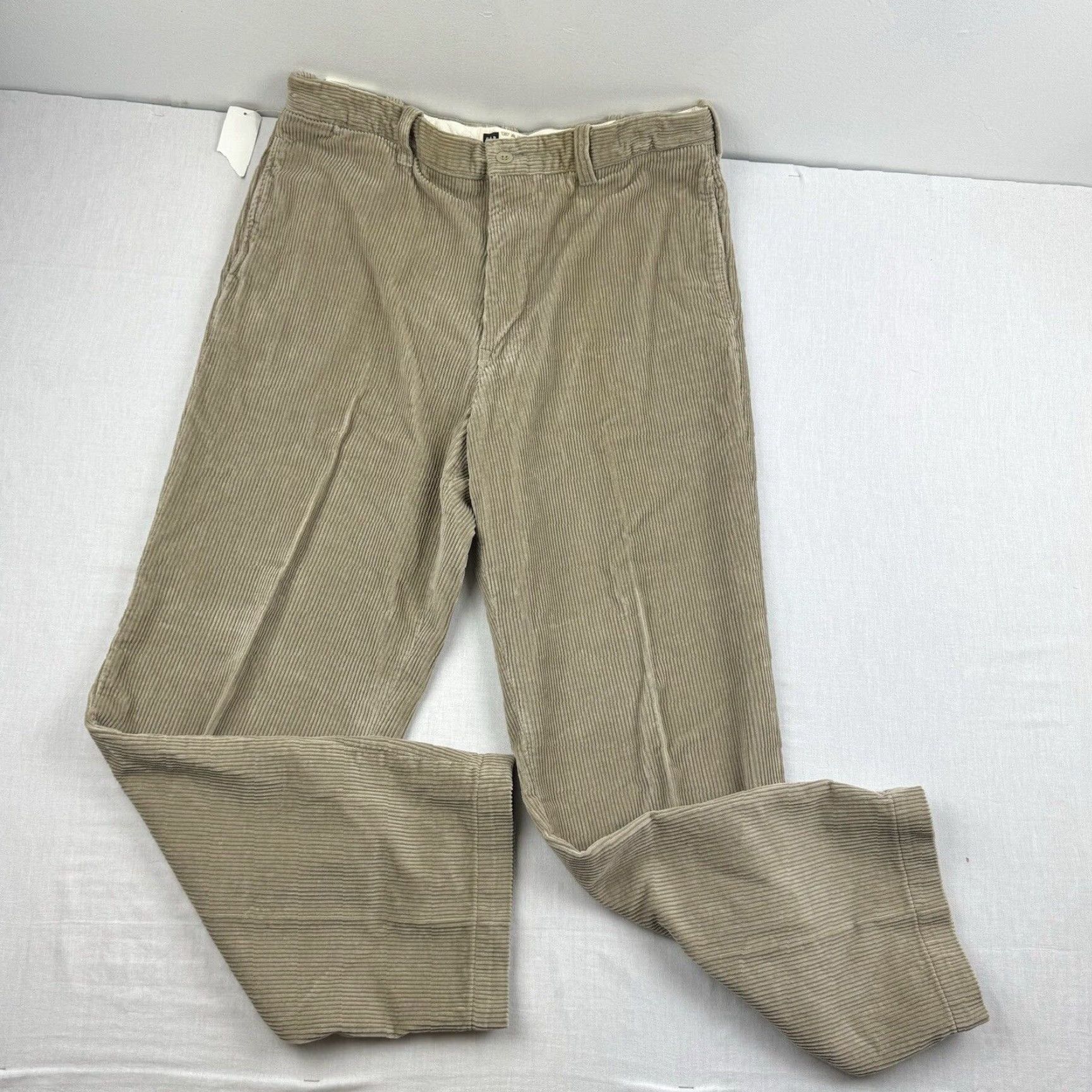 Gap VINTAGE Gap Pants Adult 36x30 Corduroy Relaxed 90s Grunge Tan Brown NWT 90s American Chino Mens Size US 36 / EU 52 - 2 Thumbnail