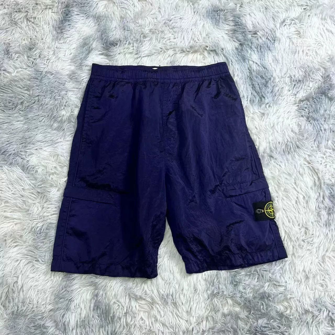 Stone Island Stone Island Metallic Nylon Shorts Size US 30 / EU 46 - 1 Thumbnail