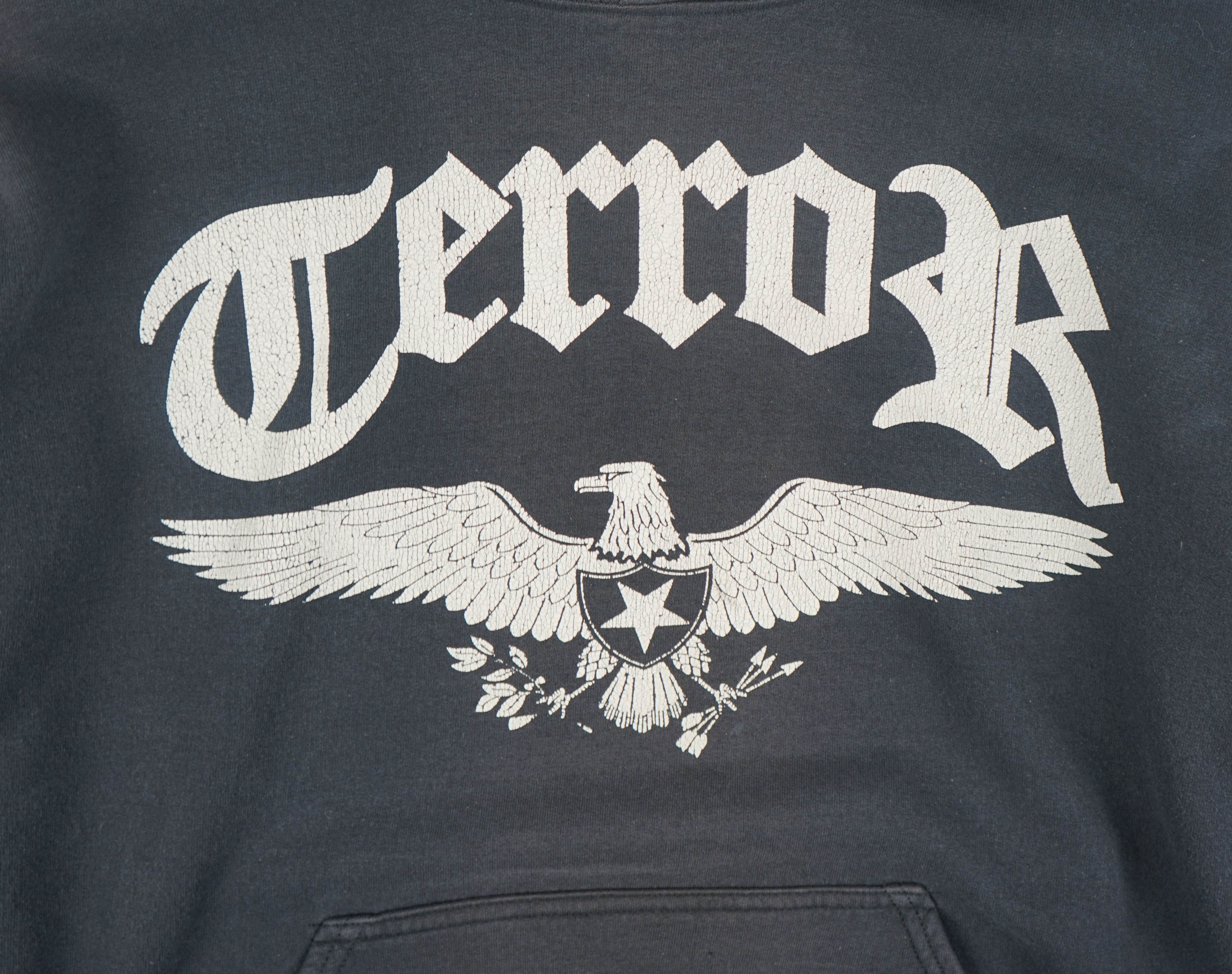Band Tees × Vintage Vintage 1990s Terror Hoodie Size US L / EU 52-54 / 3 - 2 Thumbnail