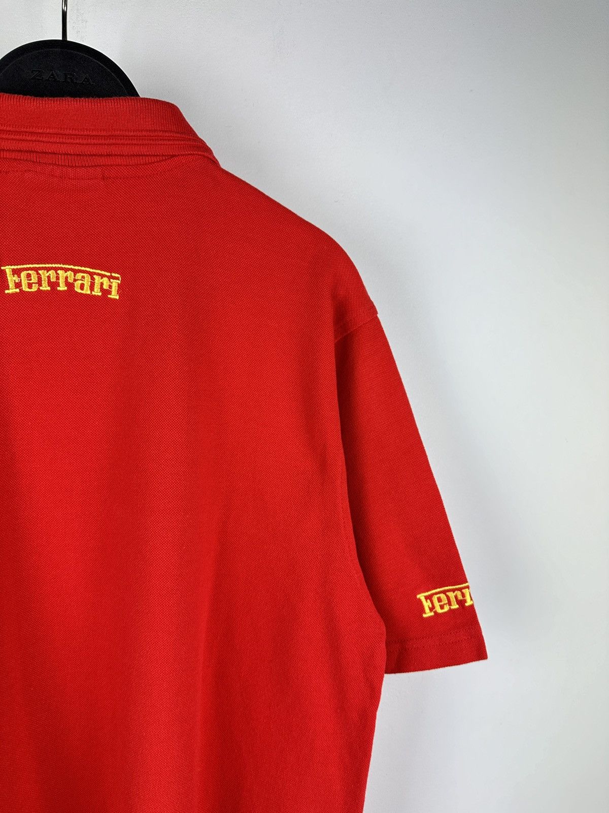 Ferrari × Vintage Vintage 90’s Ferrari Michael Schumacher Racing Polo T-shirt Size US M / EU 48-50 / 2 - 11 Thumbnail