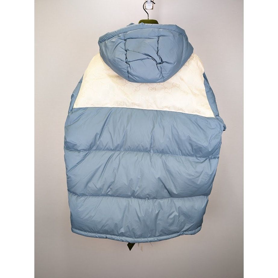 Gucci o1rshd1 Micro Nylon Ripstop Down Blouson Jacket in Blueish Size US L / EU 52-54 / 3 - 11 Thumbnail