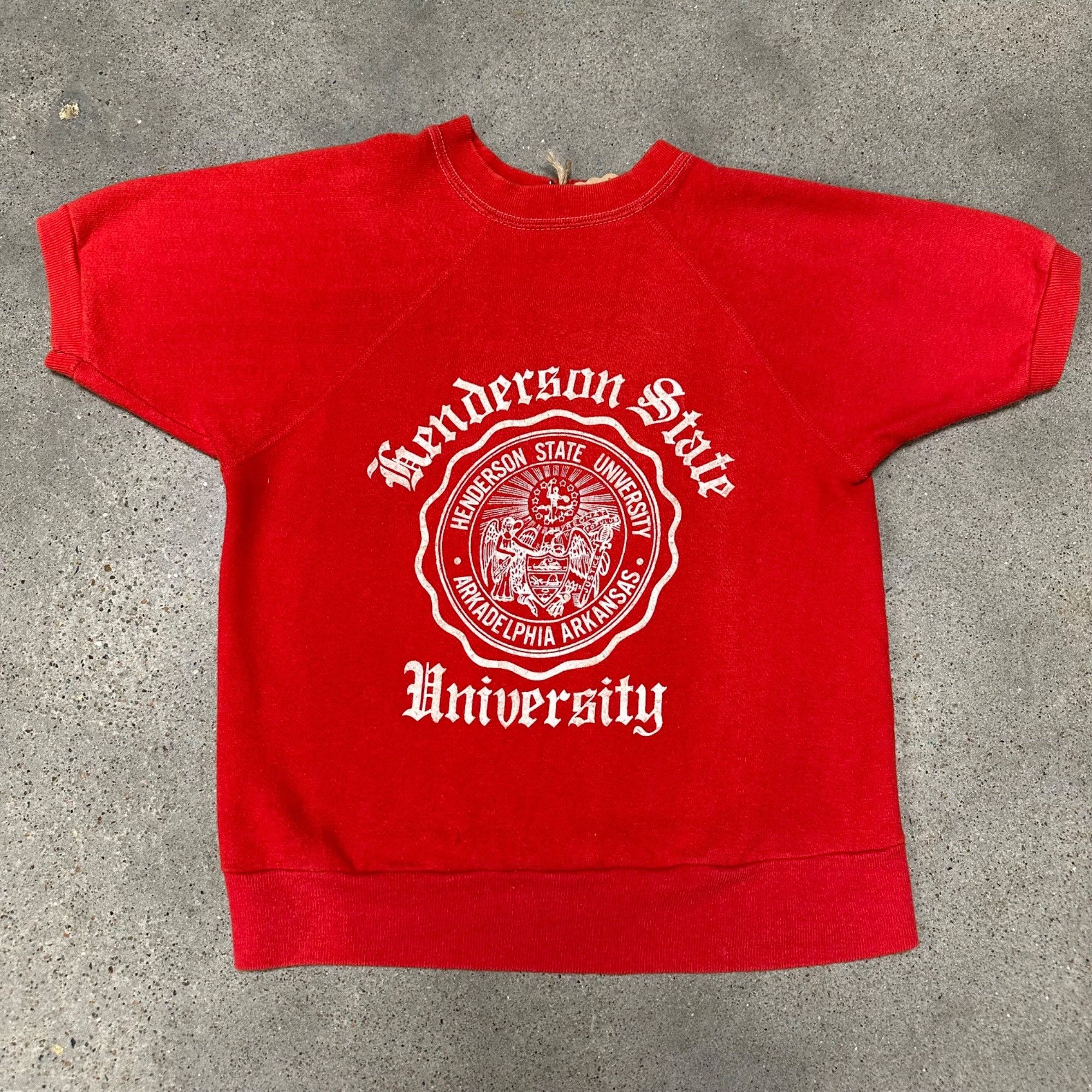 Vintage Vintage 50s/60s Henderson State Flock Cotton Shortsleeve Swe Size US S / EU 44-46 / 1 - 1 Thumbnail
