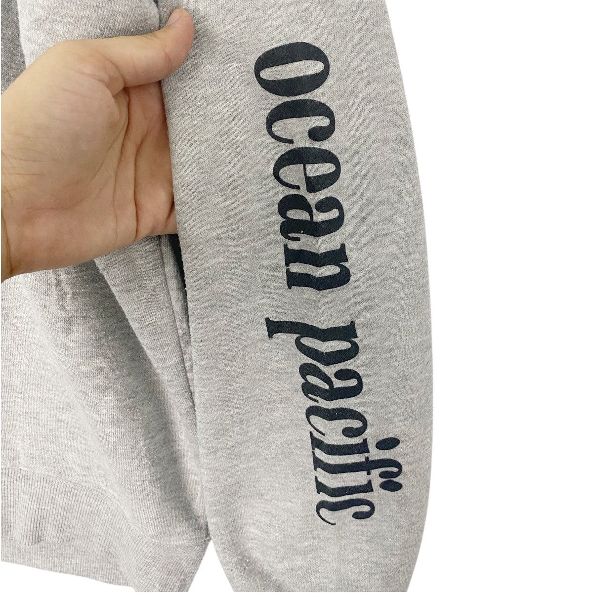 Vintage Vintage Ocean Pacific Sweatshirt Crewneck Grey Size L Size US L / EU 52-54 / 3 - 5 Thumbnail