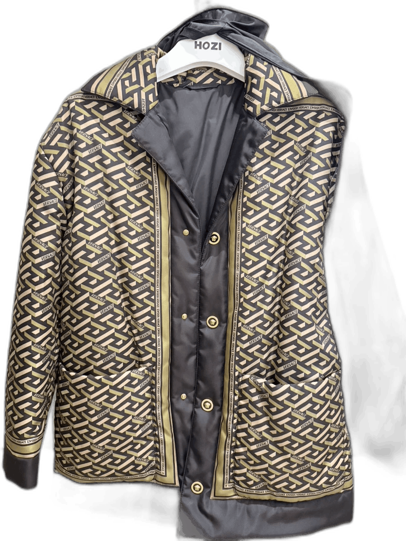 Versace Versace Limited Edition Cotton Jacket - dmc Size M / US 6-8 / IT 42-44 - 1 Thumbnail