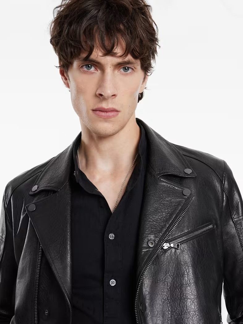 John Varvatos $1998 John Varvatos Rawley Biker Jacket Size US M / EU 48-50 / 2 - 5 Thumbnail