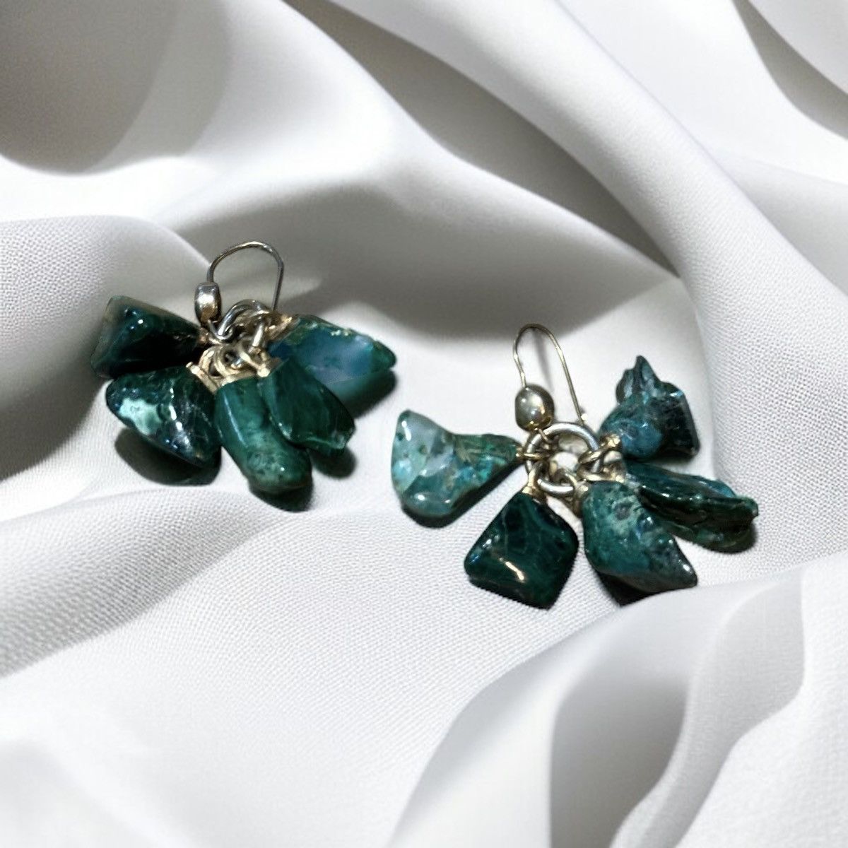 Other Moss agate chip cluster dangle earrings Size ONE SIZE - 1 Thumbnail