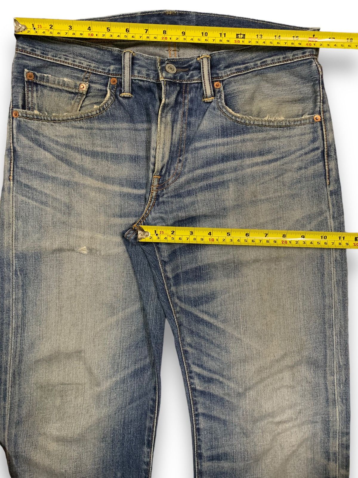 Levi's Vintage Clothing Vintage Y2K Levis 502 Blue Washed Loose Straight Jeans 32x29 Size US 32 / EU 48 - 16 Thumbnail