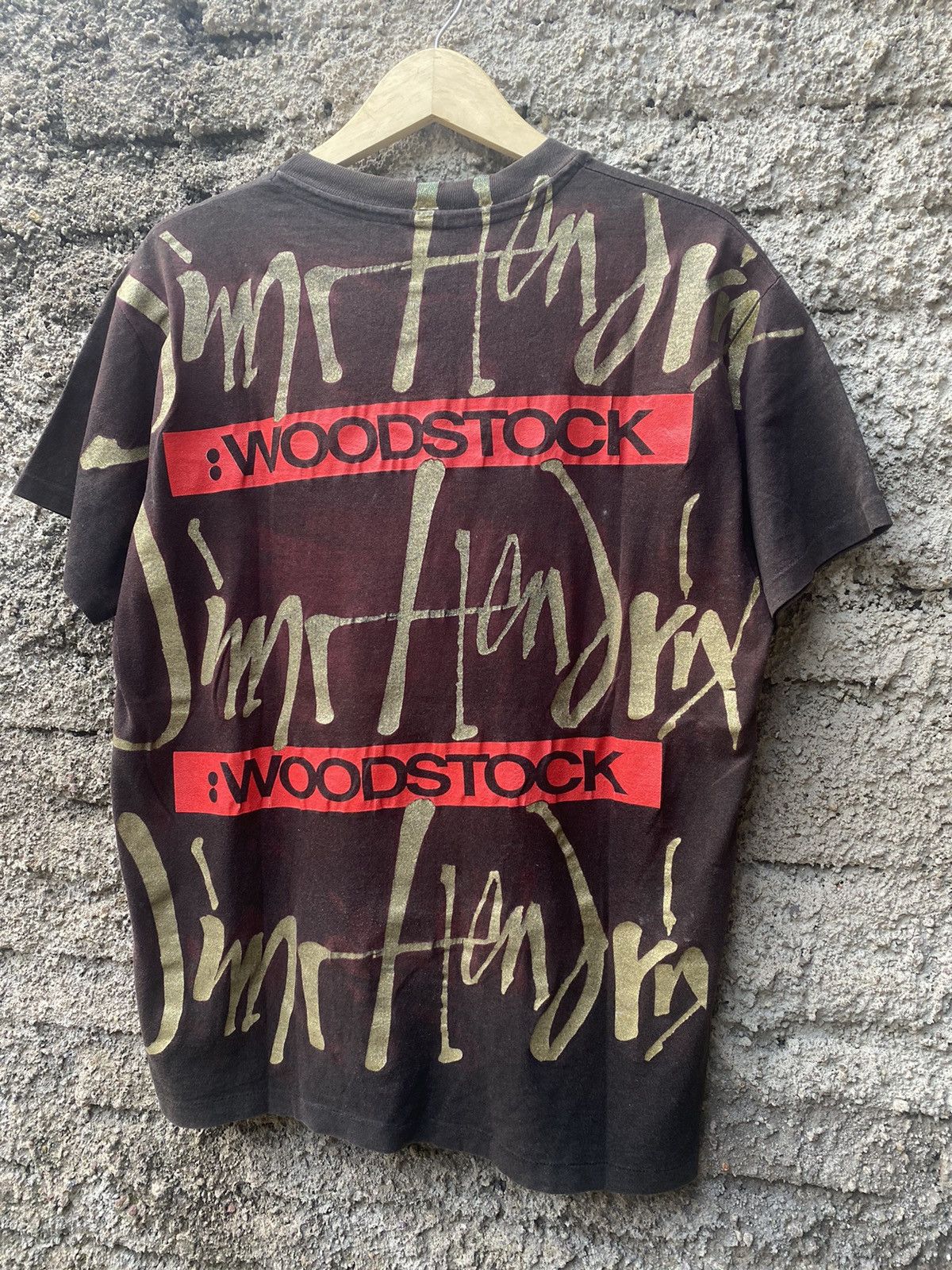 Band Tees × Jimi Hendrix × Vintage Vintage Jimi Hendrix Woodstock 1994 Shirt Size US L / EU 52-54 / 3 - 3 Thumbnail