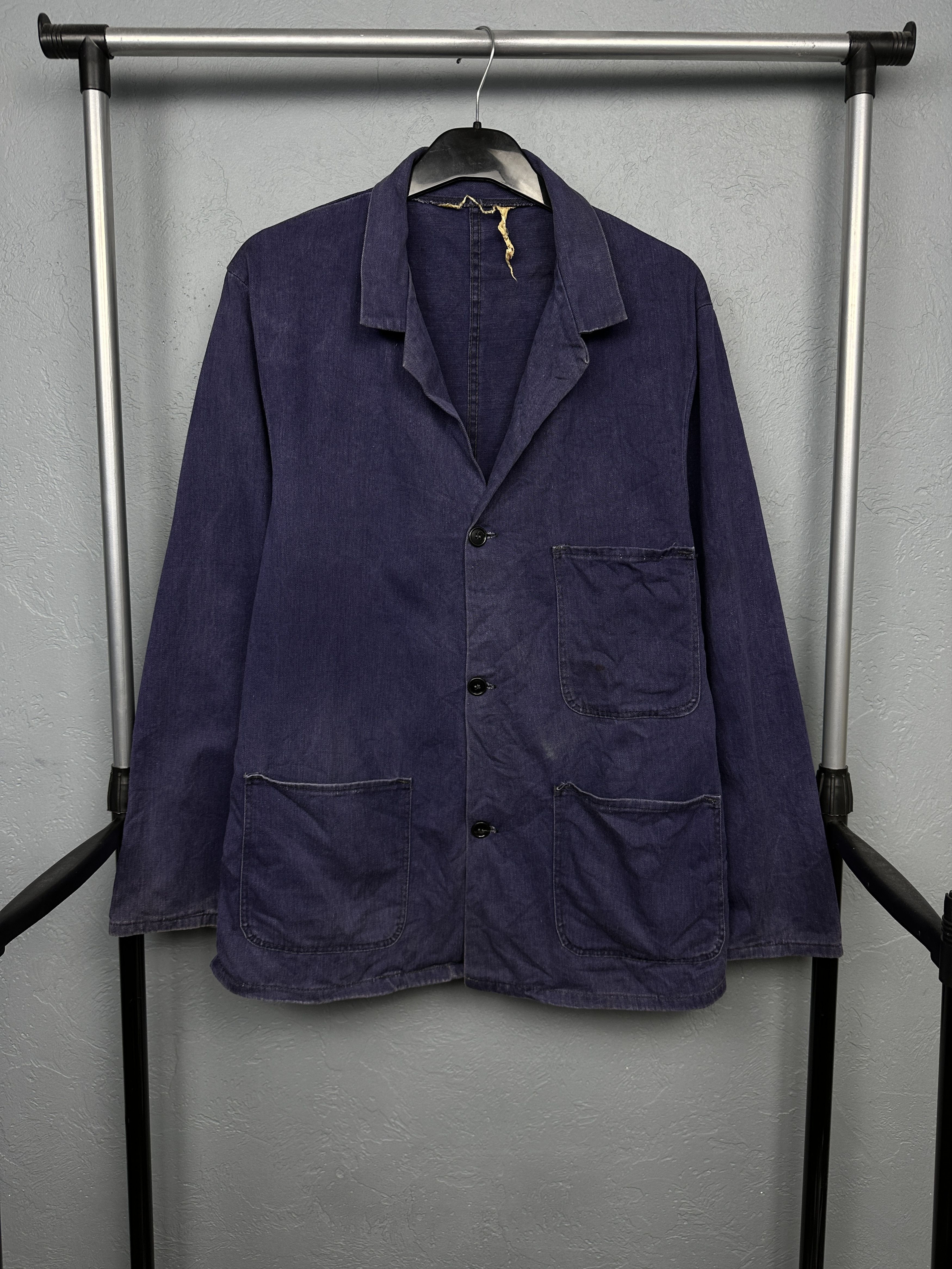 Le Laboureur 90s Vintage Mens French Workwear Chore Utility Jacket Size US M / EU 48-50 / 2 - 1 Thumbnail