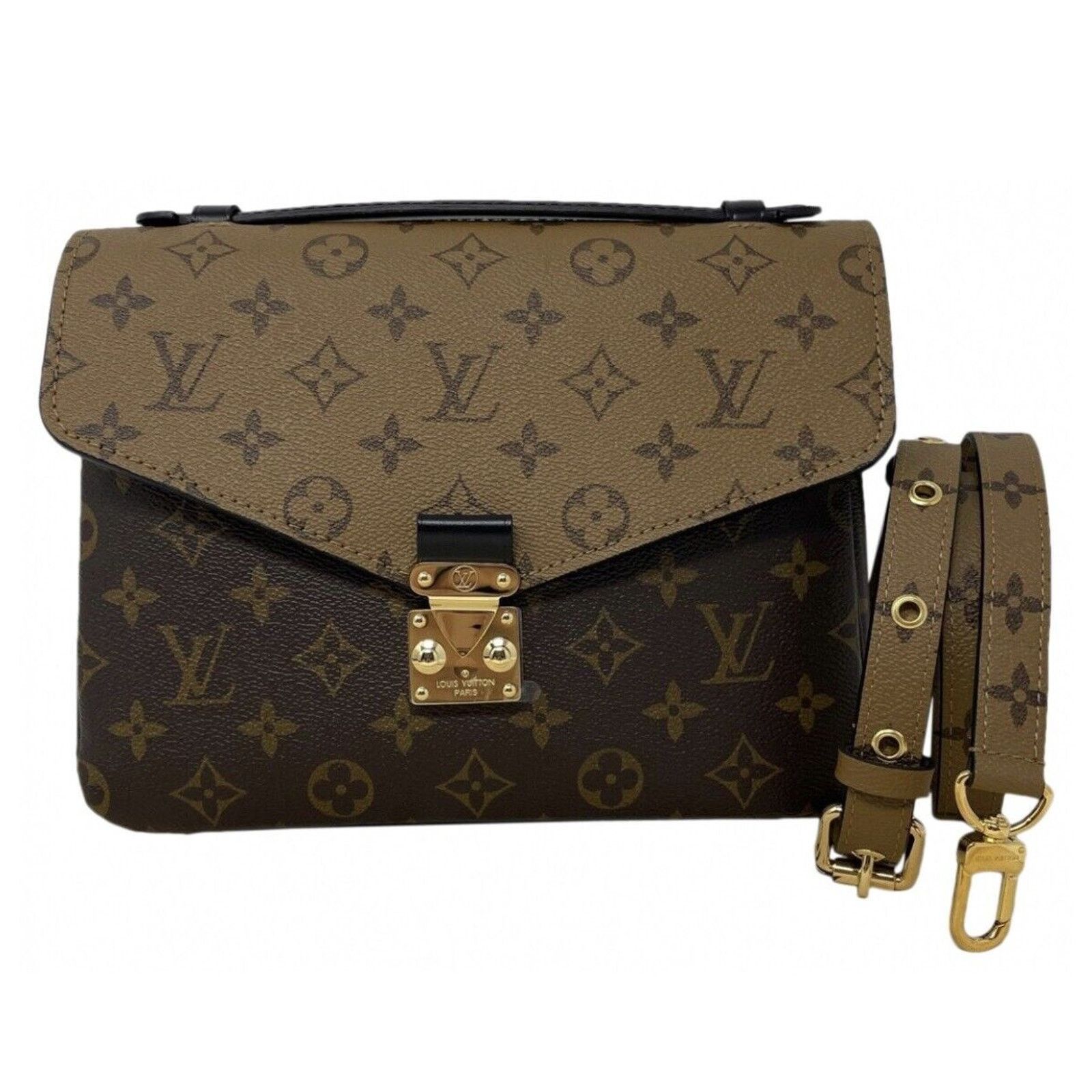 Louis Vuitton Louis Vuitton Pochette Metis Shoulder Bag Brown Size ONE SIZE - 2 Thumbnail