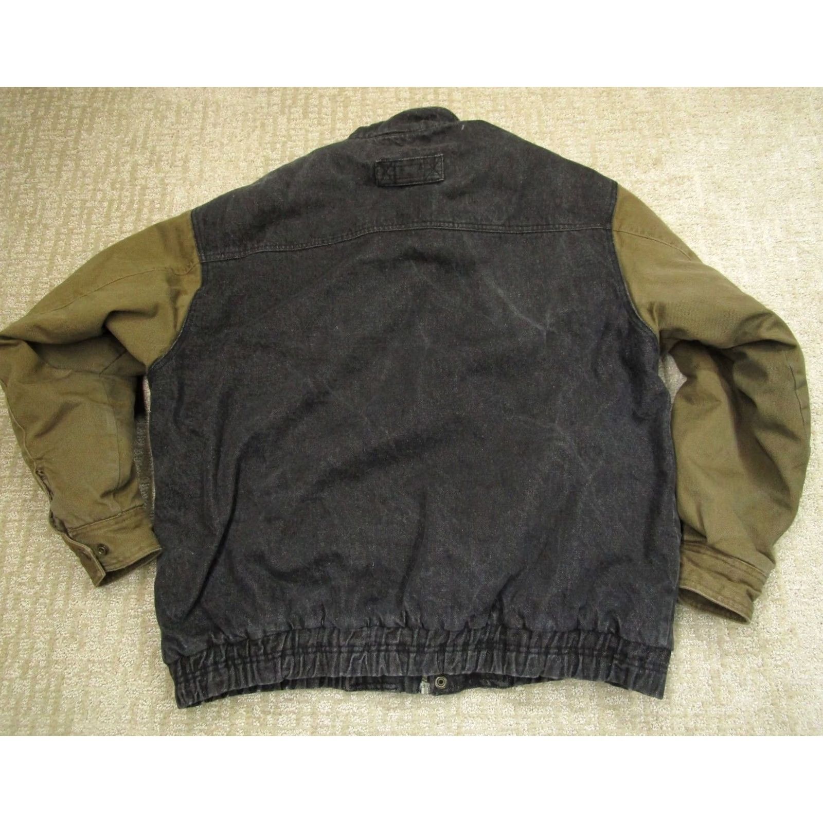 Denime VINTAGE Slant Fin Denim Jacket Men L Black Embroidered 90s Y2K Bomber Jacket Size US L / EU 52-54 / 3 - 5 Thumbnail