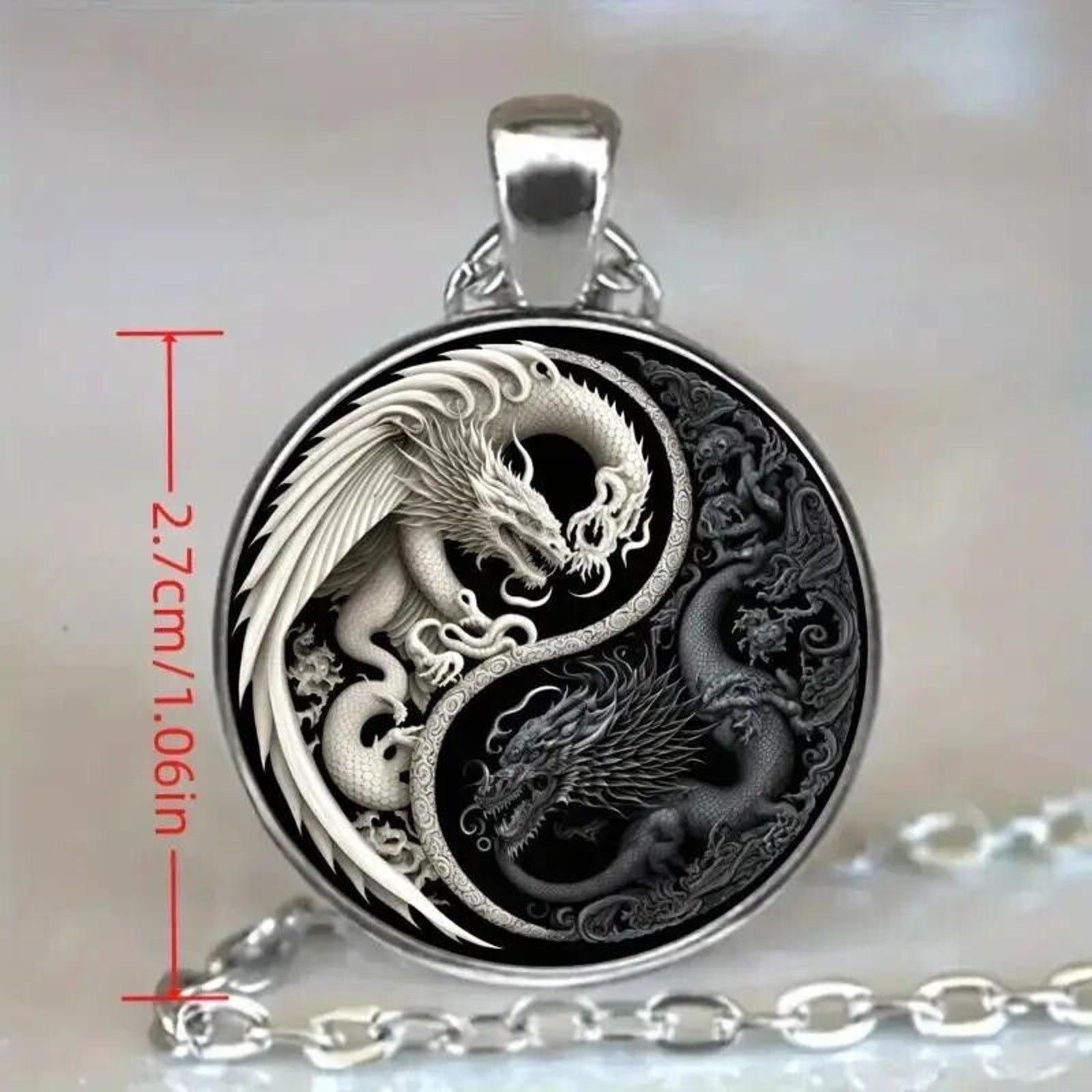 Other 2 PC Set: Two Dragon Keychain Necklace Pendant Size ONE SIZE - 5 Thumbnail