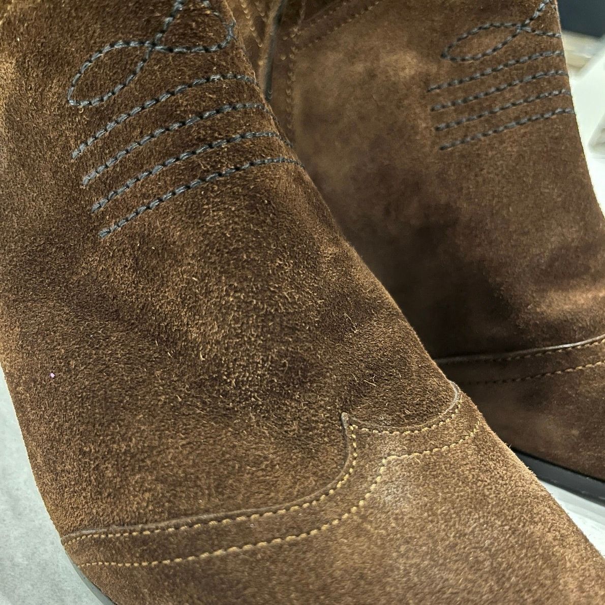 Gucci Gucci Quebec Leather Booties Maroon Size US 6.5 / IT 36.5 - 7 Thumbnail
