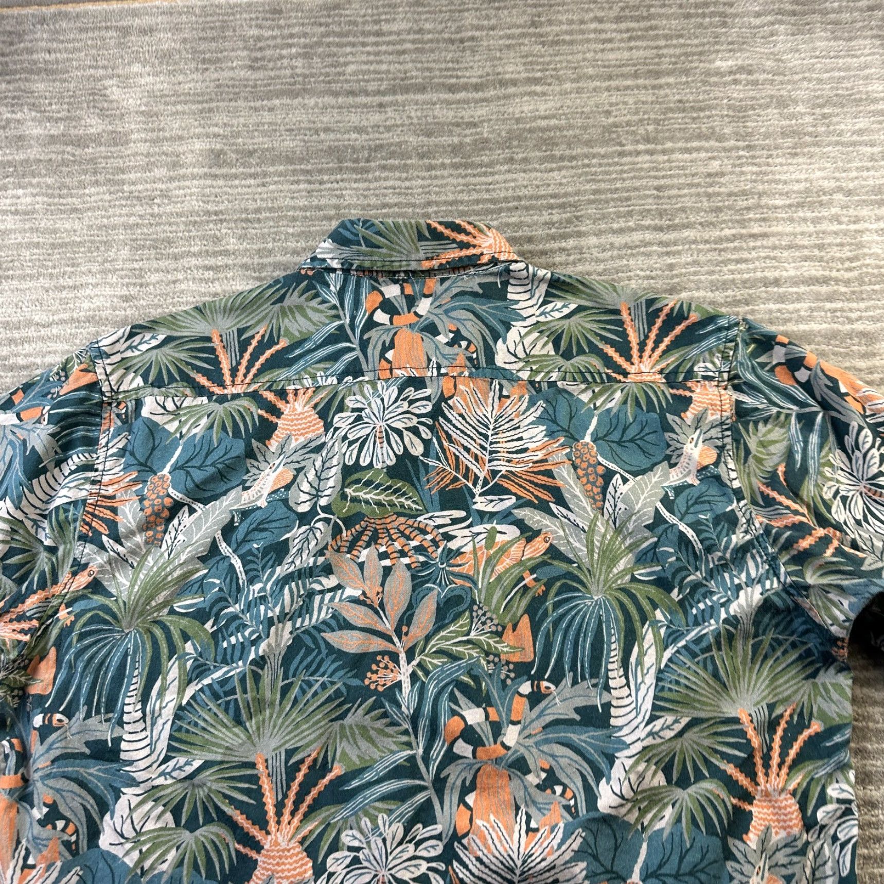 Howler Brothers Howler Brothers Shirt Mens Medium Green All Over Print Mansfield Button Up Western Size US M / EU 48-50 / 2 - 5 Thumbnail