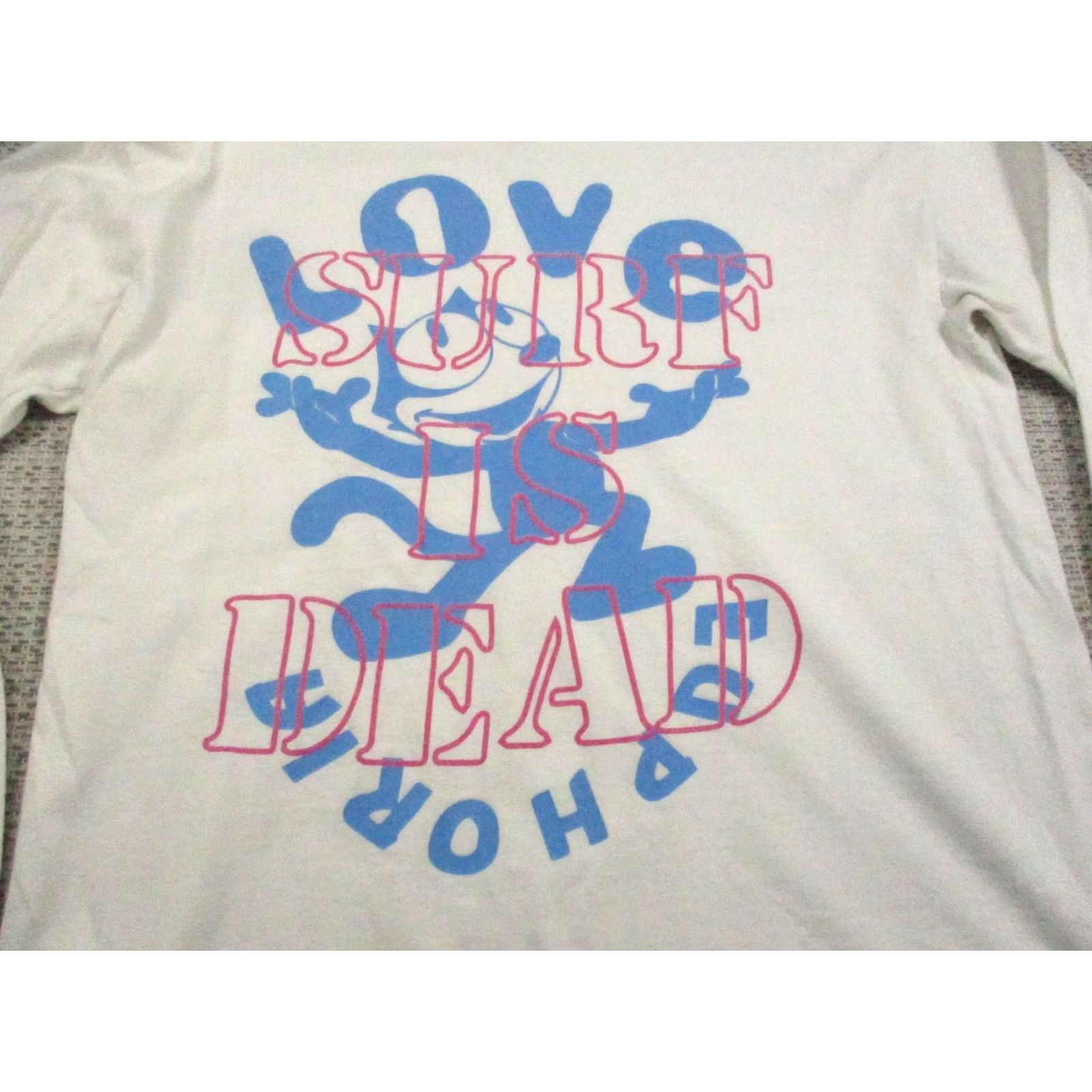 Vintage Surf Is Dead Shirt Mens Medium White Long Sleeve USA Made Graphic Love Euphoria Size US M / EU 48-50 / 2 - 2 Thumbnail
