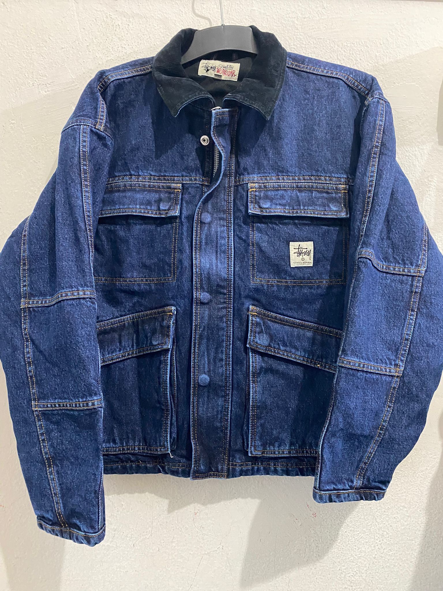 Stussy STUSSY SHOP JACKET WASHED CANVAS Size US S / EU 44-46 / 1 - 2 Thumbnail