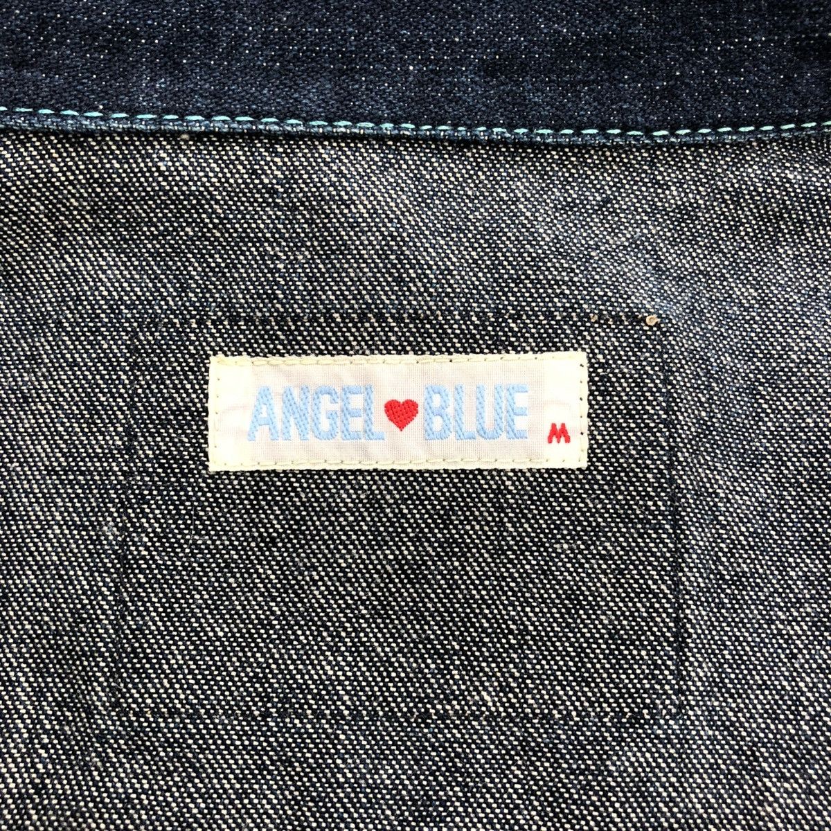 Angel Blue × Hysteric Glamour × Japanese Brand 2000s Angel Blue - Iconic Design Panda Knitted Denim Jacket Size US XXS / EU 40 - 13 Thumbnail