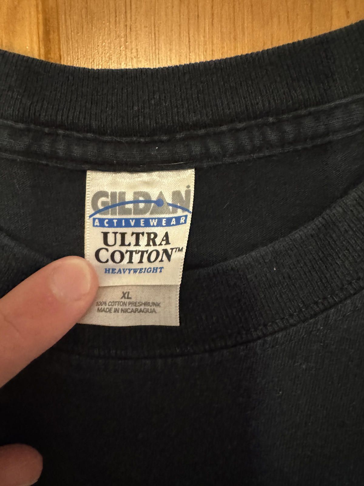 Gildan Gildan Ultra Cotton Heavyweight Men's Black T-Shirt XL Brew Size ONE SIZE - 3 Thumbnail