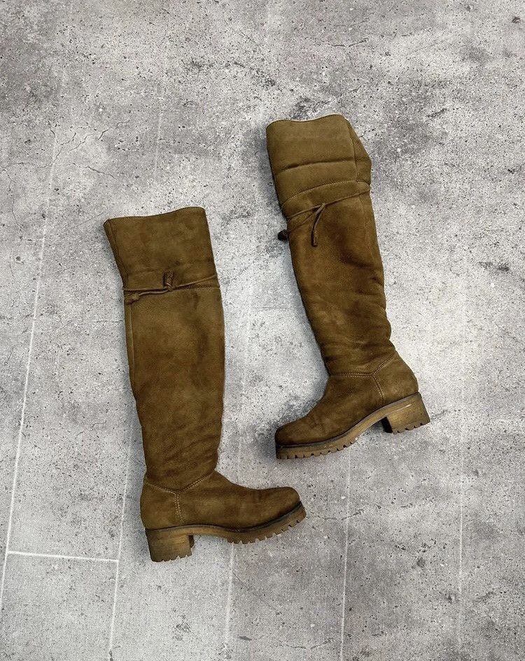 Genuine Leather × Moncler × Moncler Grenoble Vintage Leather Suede Boots High Luxury Moncler Size US 8 / EU 41 - 6 Thumbnail