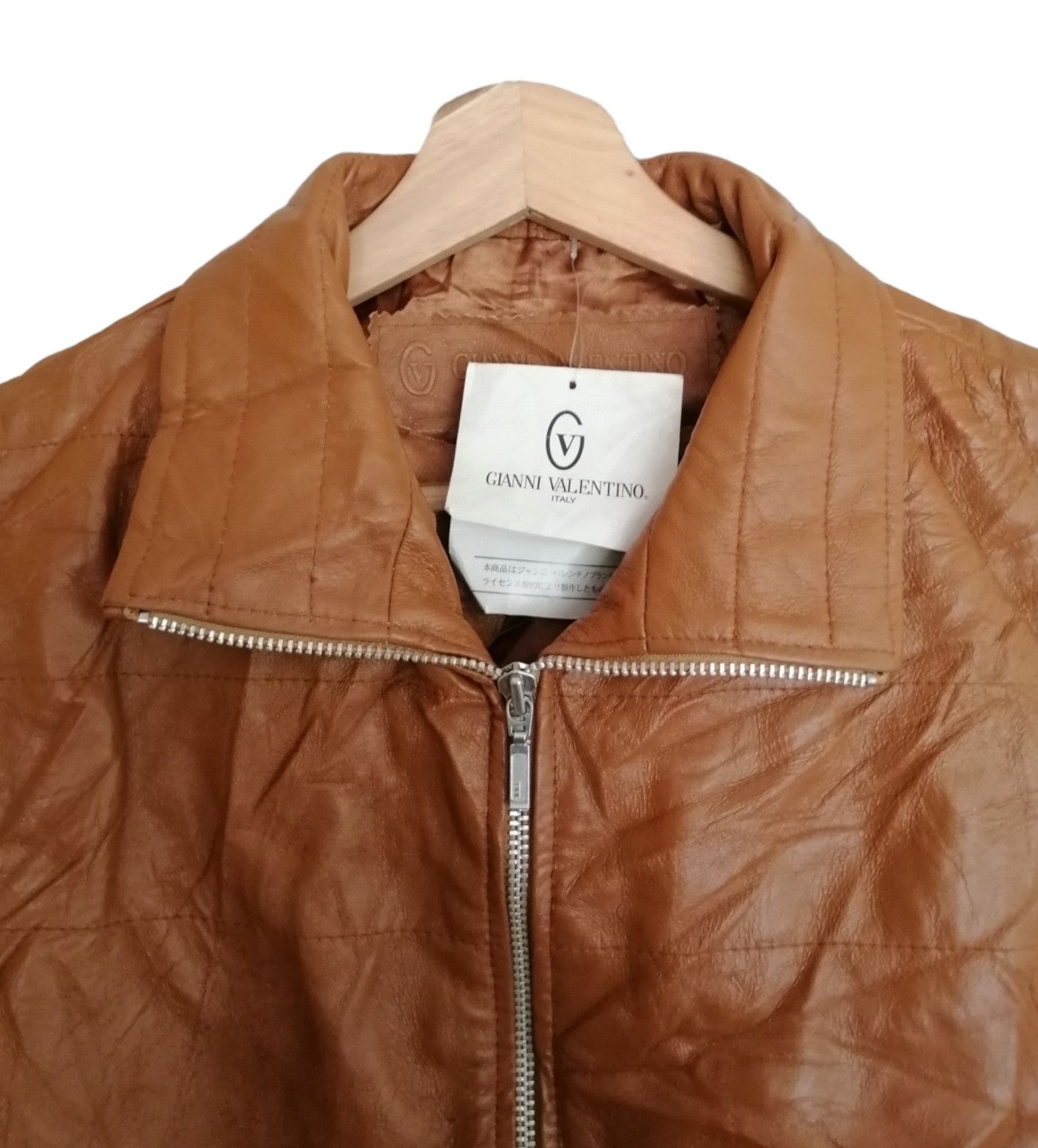 Gianni Valentino Gianni Valentino Italy Leather Vest Jacket Size US M / EU 48-50 / 2 - 4 Thumbnail