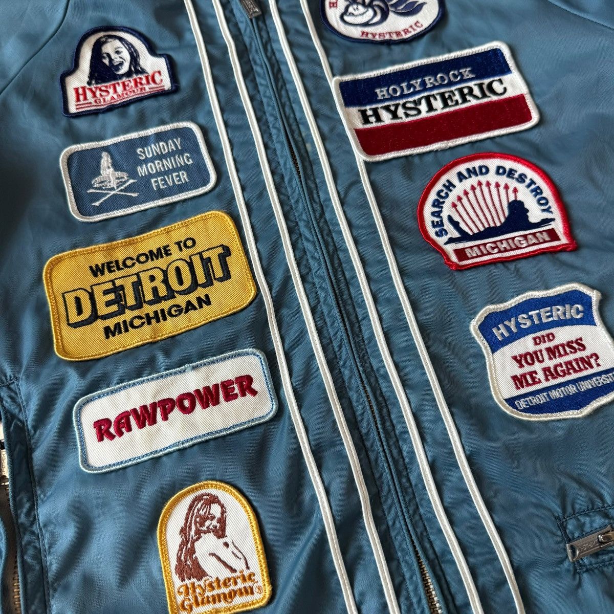 Hysteric Glamour Hysteric Glamour Patches Hooded Bomber Jacket Size US M / EU 48-50 / 2 - 7 Thumbnail