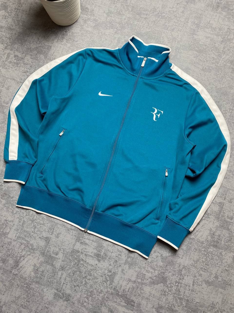 Other Nike Roger Federer Track Tennis Jacket Size US L / EU 52-54 / 3 - 3 Thumbnail