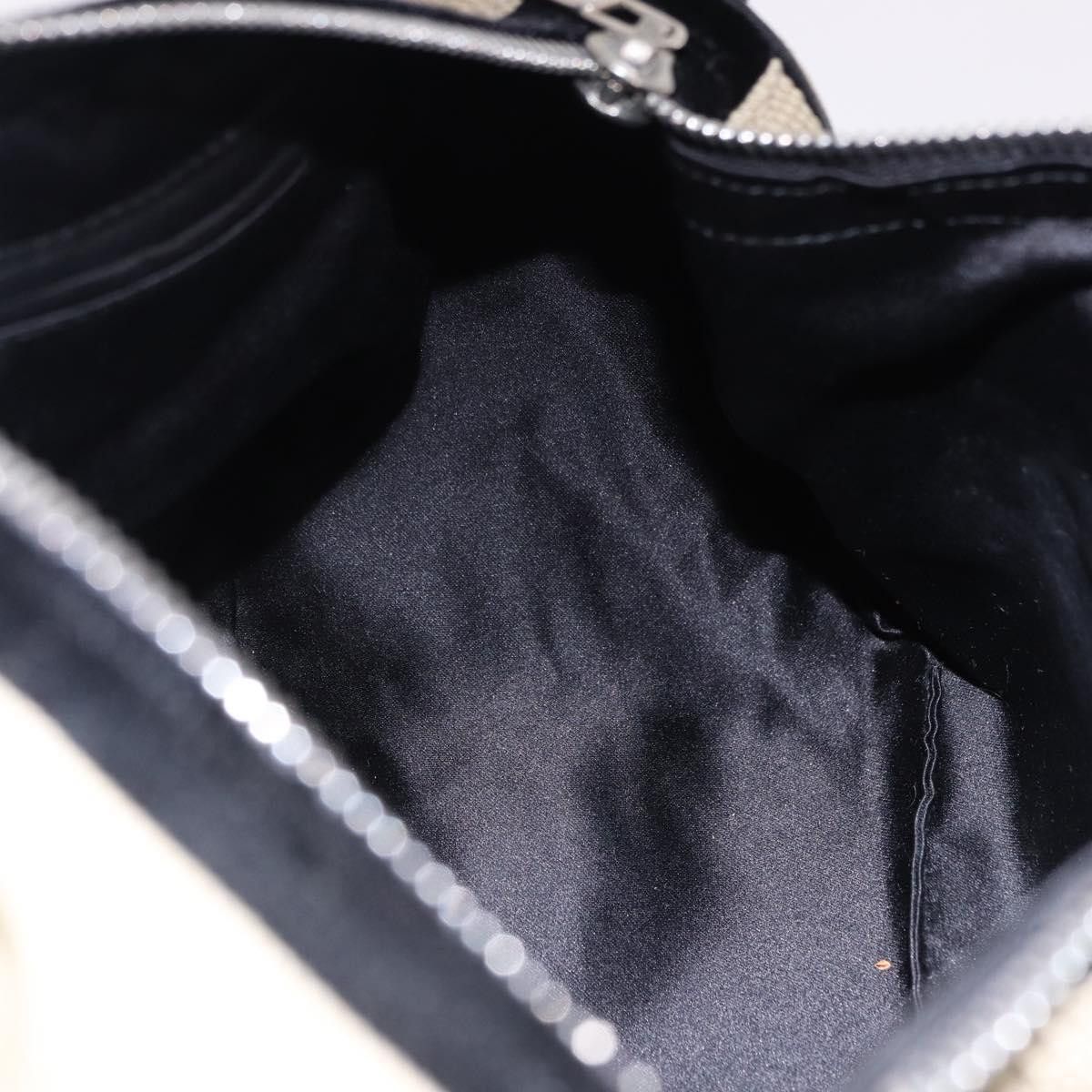 Saint Laurent Paris SAINT LAURENT Hand Bag Canvas Beige Silver Auth bs36099A - Size ONE SIZE - 18 Thumbnail