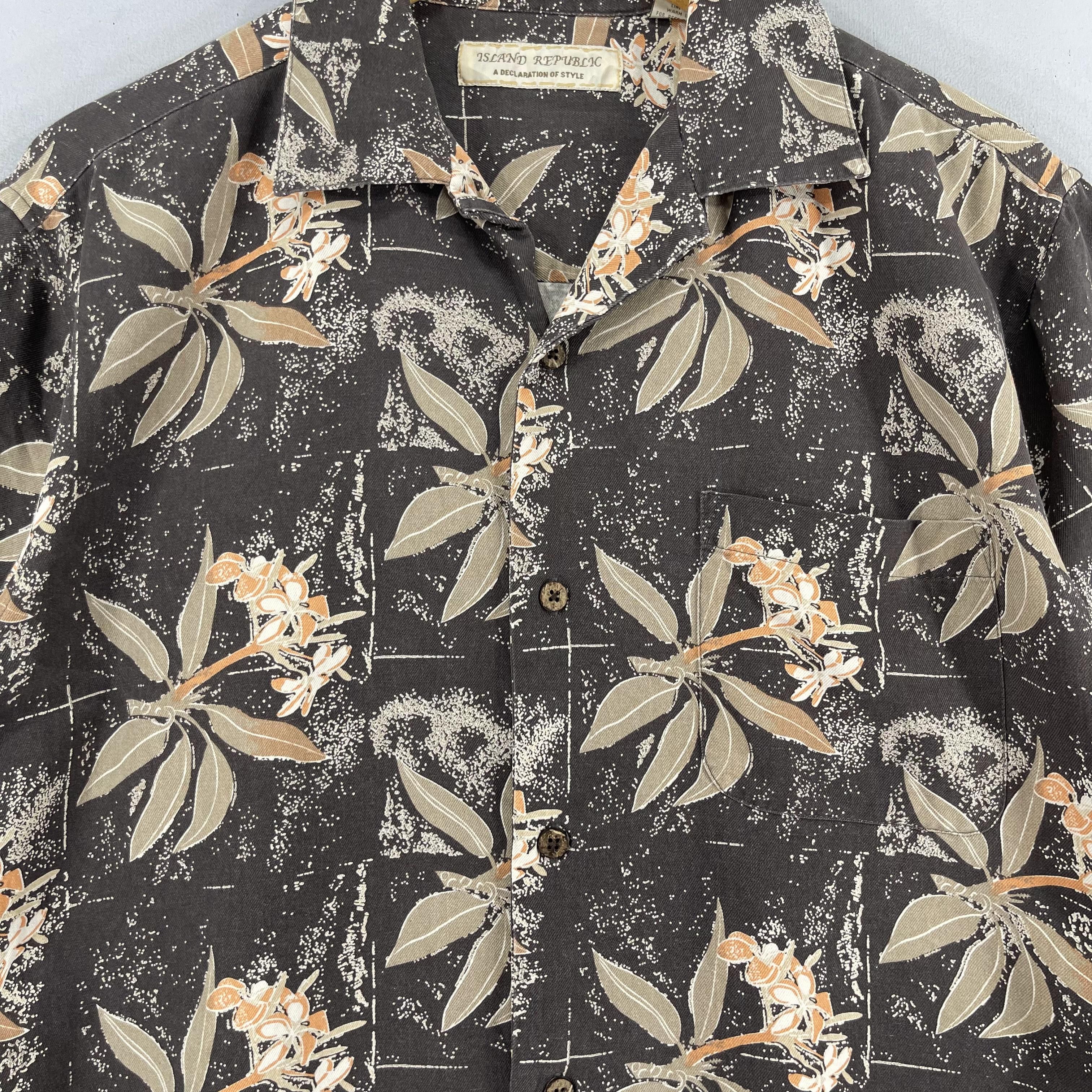 Japanese Brand Vintage Island Republic Hawaii Floral Jasmine Motive Shirt Size US M / EU 48-50 / 2 - 2 Thumbnail