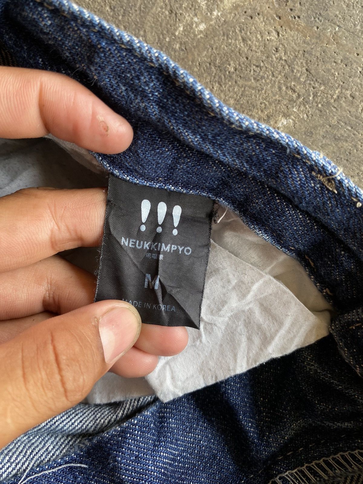 NEUKKIMPYO BOOT CUT DENIM PANTS