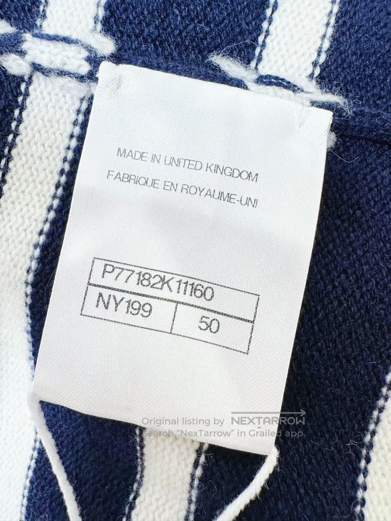 Chanel Chanel Size50 24s dark blue and white striped colour block Size XL / US 12-14 / IT 48-50 - 8 Thumbnail