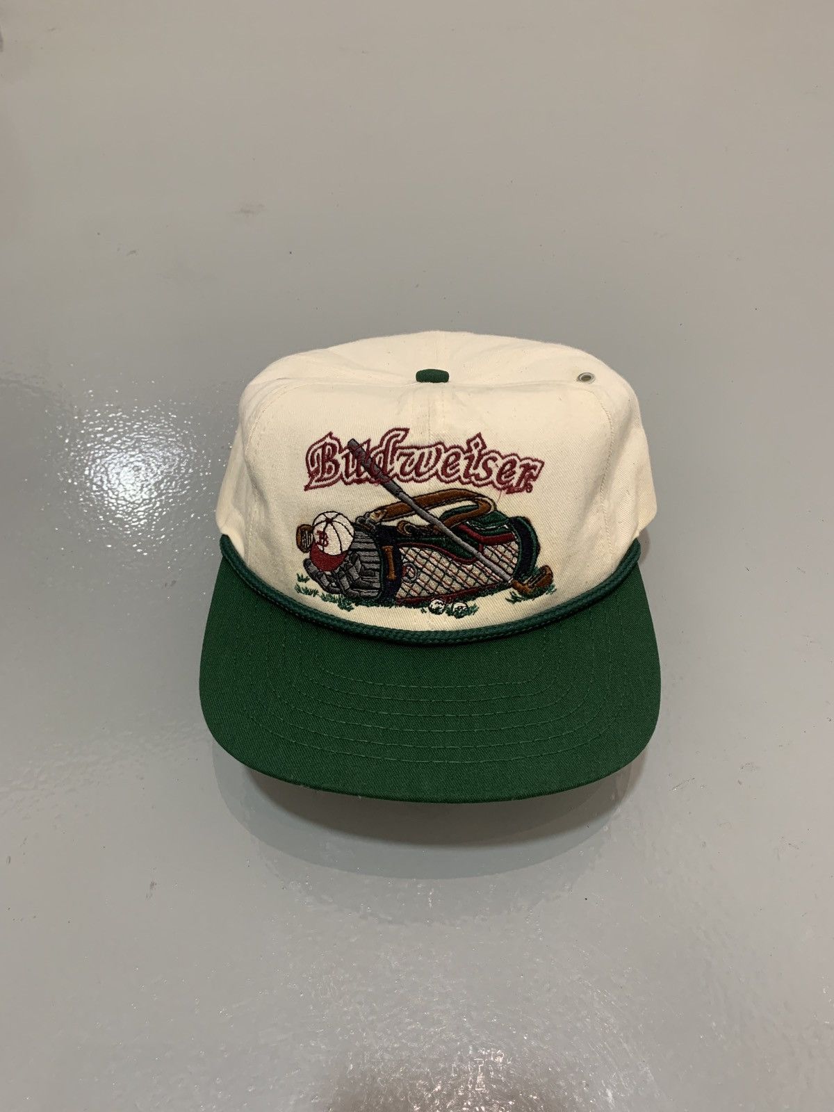 Vintage Vintage rope hat BUDWEISER Size ONE SIZE - 2 Thumbnail