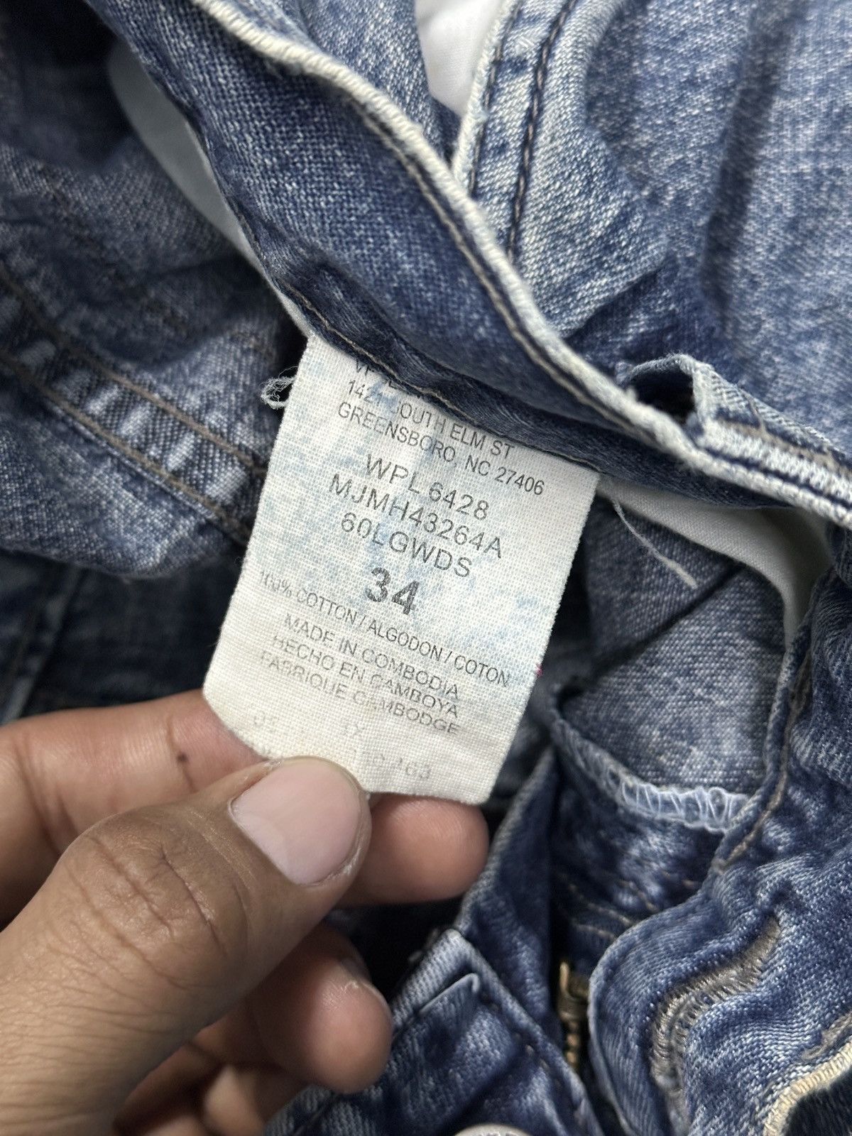 Kapital Wrangler Capenter Pocket Short Pants Denim🎌💥 Size US 34 / EU 50 - 6 Thumbnail