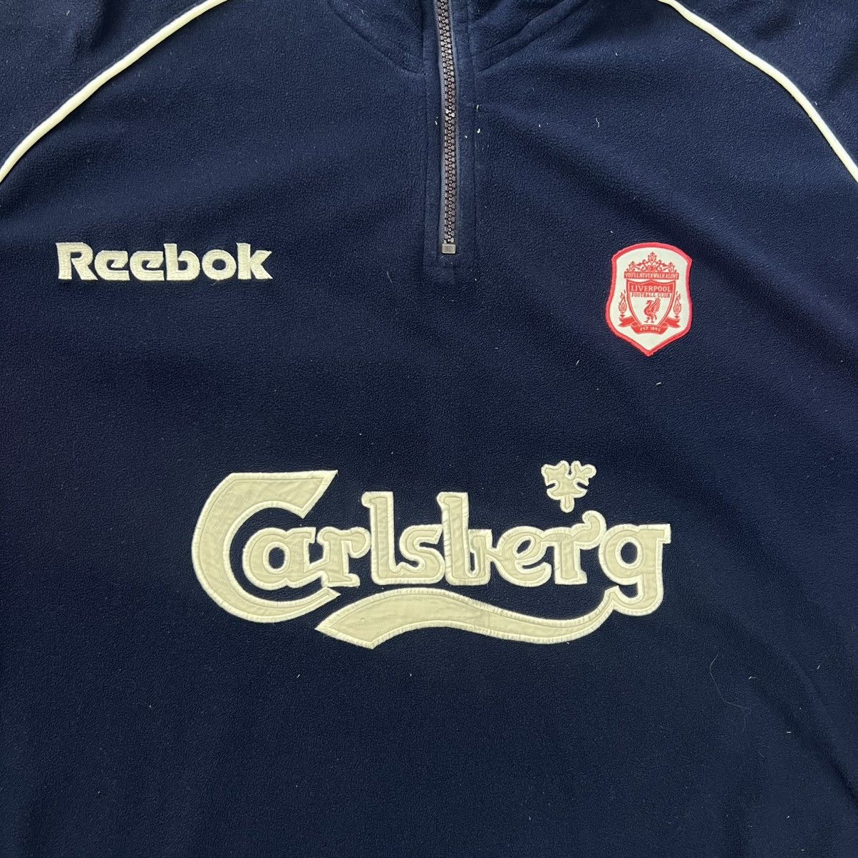 Reebok Rare! Liverpool Reebok Fleece Jacket Hoodie Vintage 90s Size US M / EU 48-50 / 2 - 6 Thumbnail