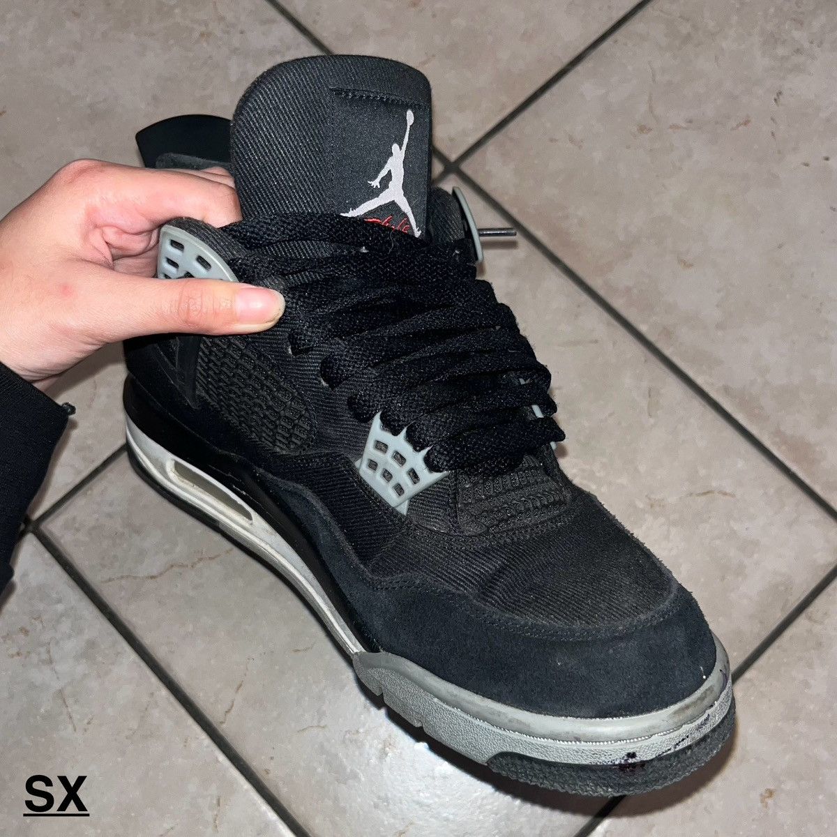 Jordan Brand Offer a Price - 2022 Air Jordan 4 Retro SE Black Canvas Size US 10 / EU 43 - 5 Thumbnail