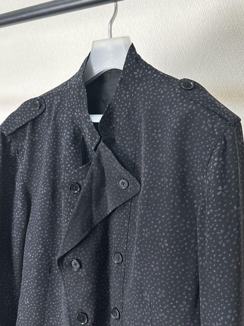 Yohji Yamamoto Yohji Yamamoto 12ss Floralallover pattern silk double jacket Size US XL / EU 56 / 4 - 6 Thumbnail