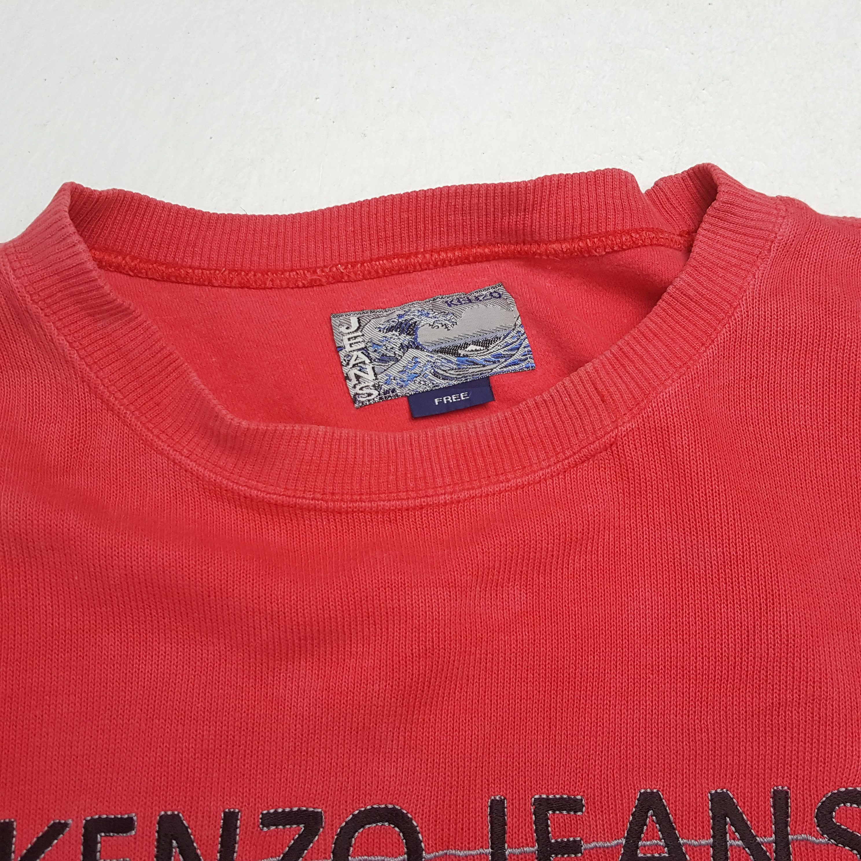Japanese Brand × Kenzo × Vintage Vintage KENZO JEANS Japan Brand Sweatshirt c271n21 Size US XL / EU 56 / 4 - 10 Thumbnail