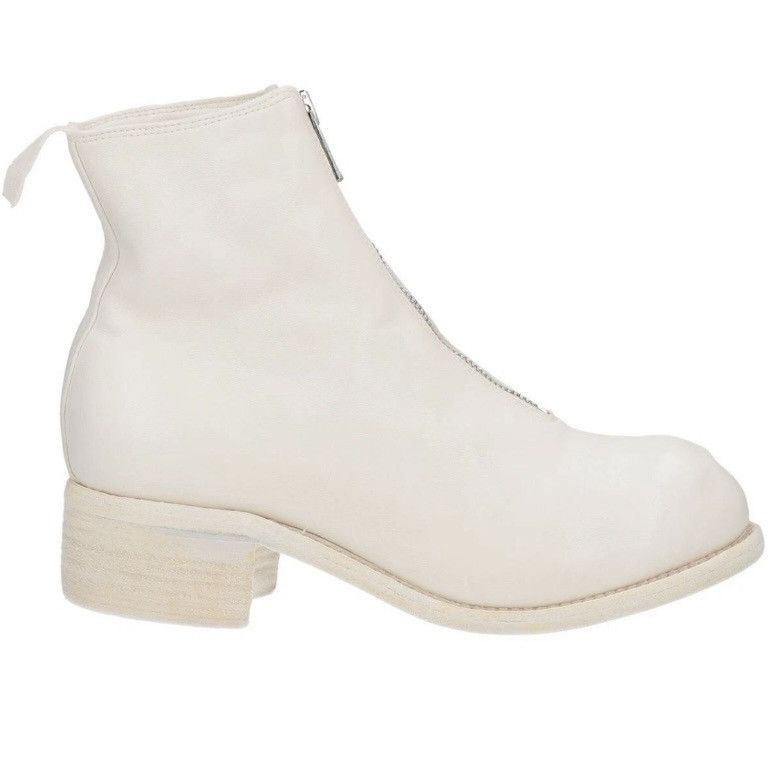 Guidi GUIDI New Women's White Leather Ankle Boots Size 38 US8 Size US 8 / IT 38 - 3 Thumbnail