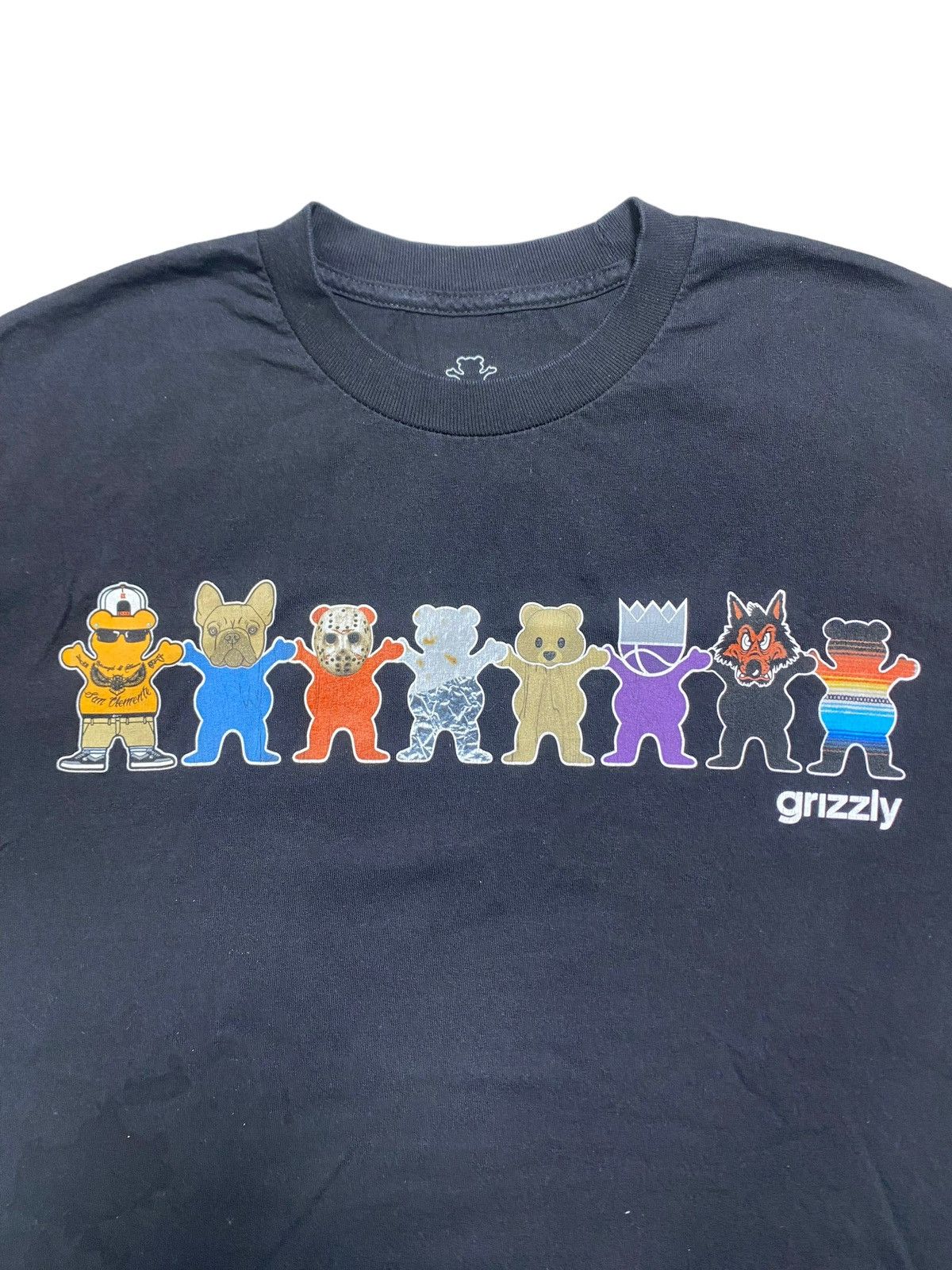 Vintage VINTAGE STREETWEAR GRIZZLY GRIPTAPE SMALL BEAR GRAPHICS TEE Size US M / EU 48-50 / 2 - 7 Thumbnail
