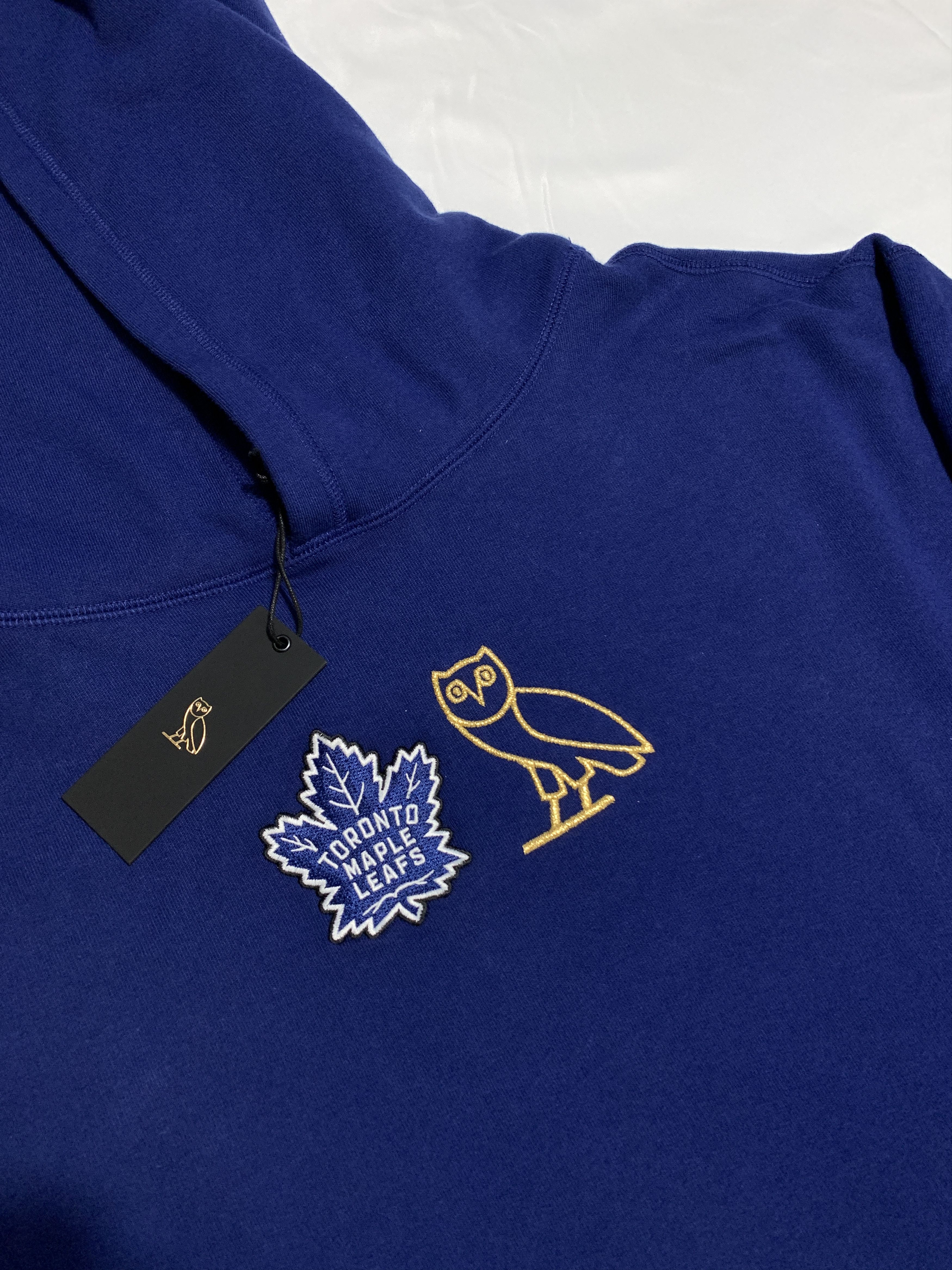 Drake OVOx NHL x TORONTO MAPLE LEAFS CLASSIC OWL HOODIE - BLUE Size US XXL / EU 58 / 5 - 3 Thumbnail