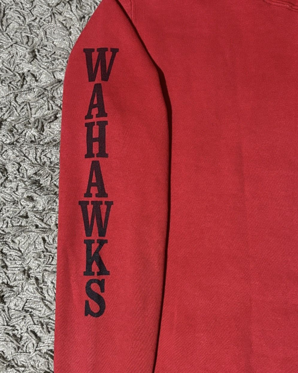 Russell Athletic 1980’s Russell Athletic “Wahawk Football” Red Hoodie Size US M / EU 48-50 / 2 - 4 Thumbnail