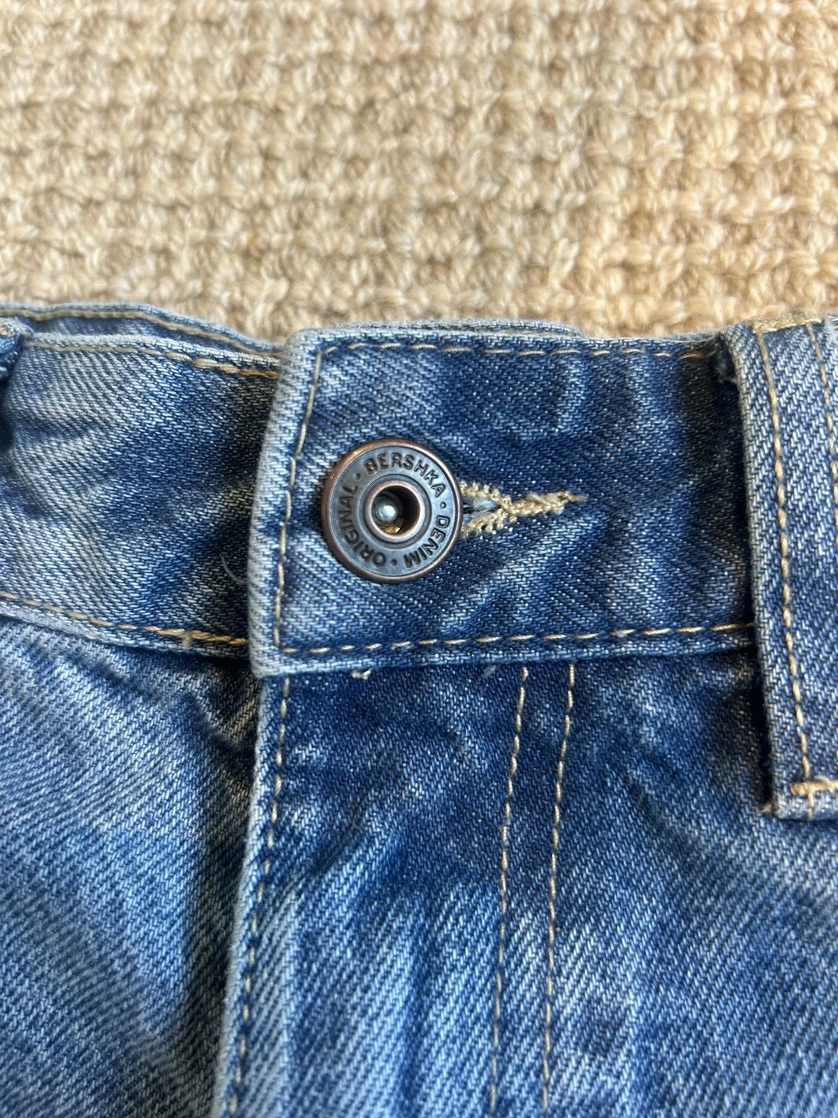 Bershka Blue denim bershka jorts Size US 29 - 2 Thumbnail
