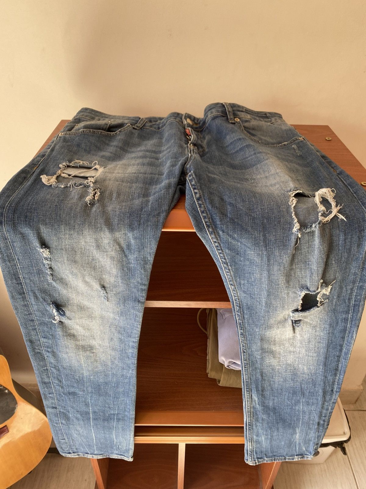 Dsquared2 Distressed DS2 Jeans Used Size US 32 / EU 48 - 1 Thumbnail
