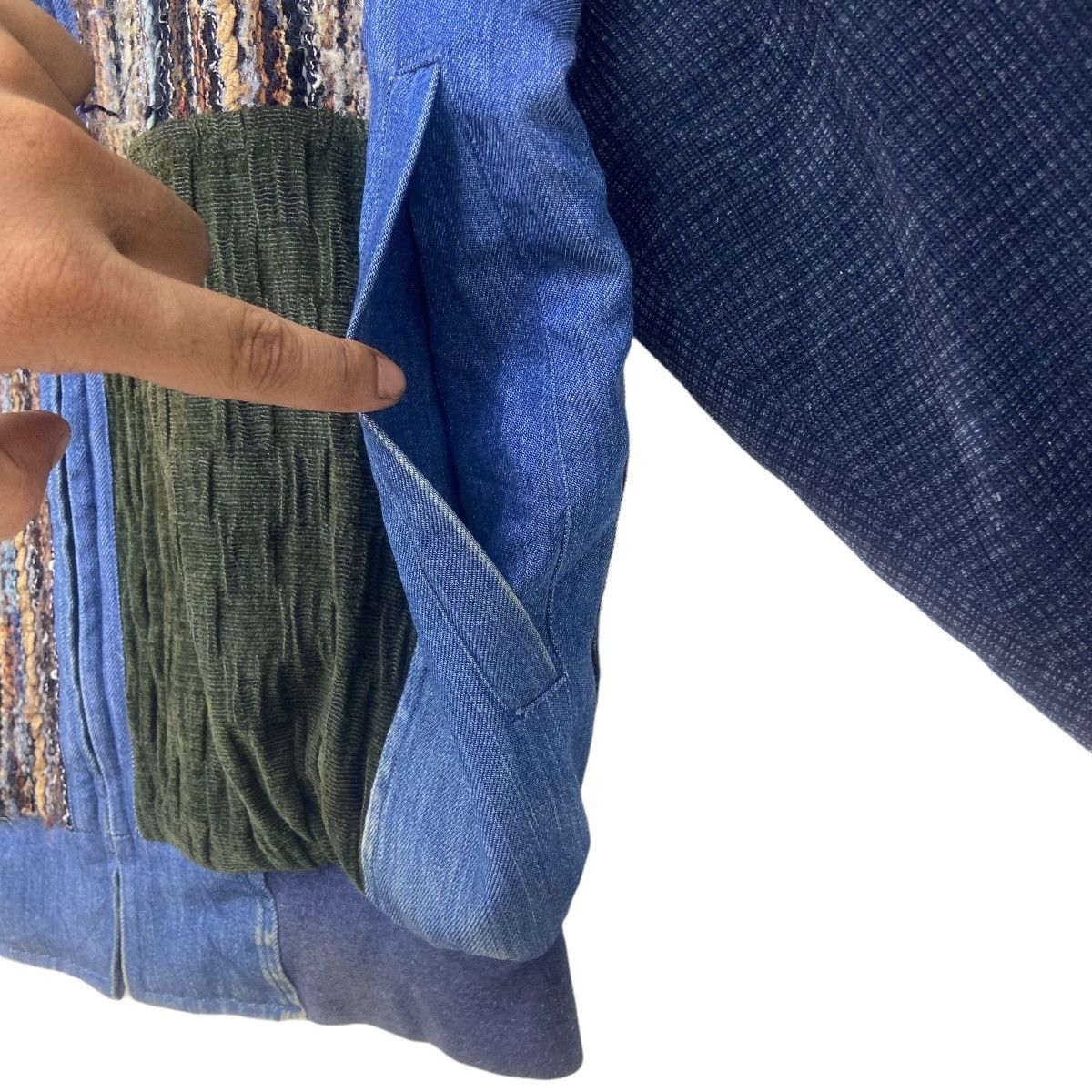 Designer × Japanese Brand Vintage Japanese Brand Prio Alegre Patchwork Jacket Size US M / EU 48-50 / 2 - 8 Thumbnail