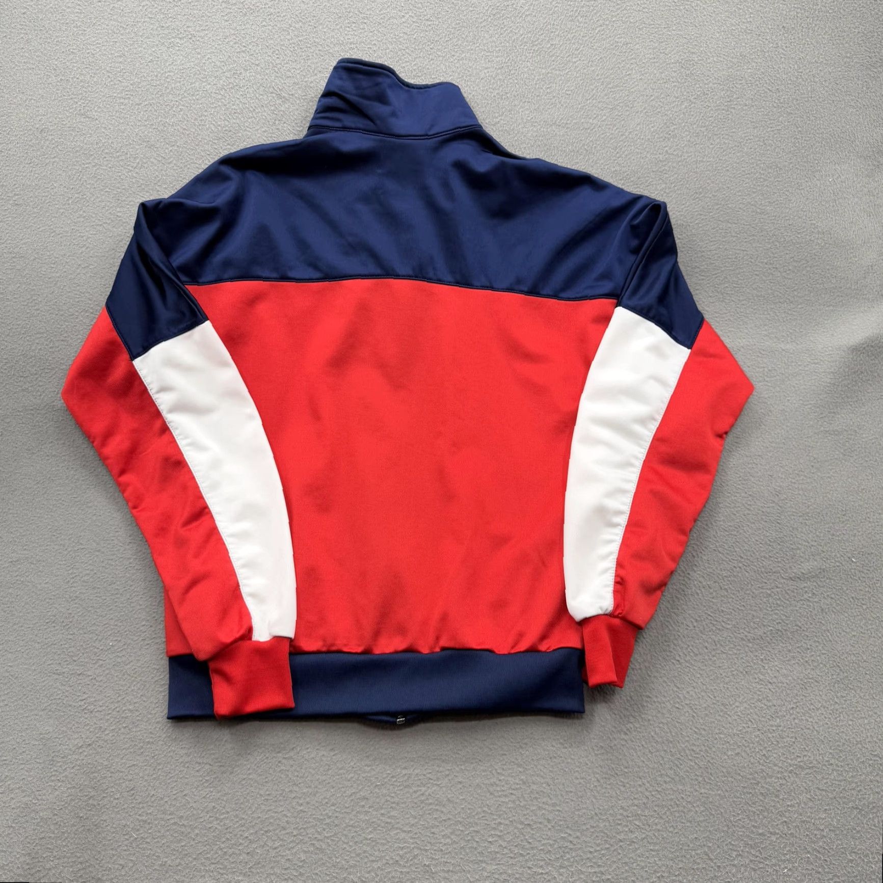 Nike Nike Track Jacket Mens M Navy Blue Red White Colorblock Full Zip Swoosh Size US M / EU 48-50 / 2 - 4 Thumbnail