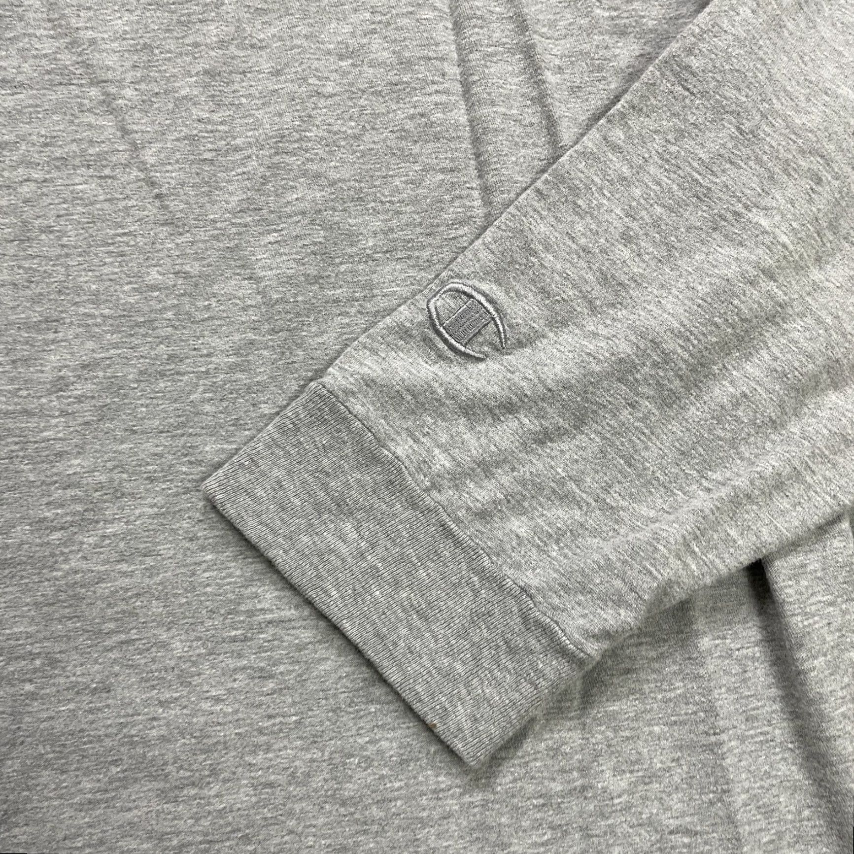 Champion Champion Crew Neck T-Shirt Mens 2XL Gray Long Sleeve Cotton Casual Outdoor Size US XXL / EU 58 / 5 - 3 Thumbnail